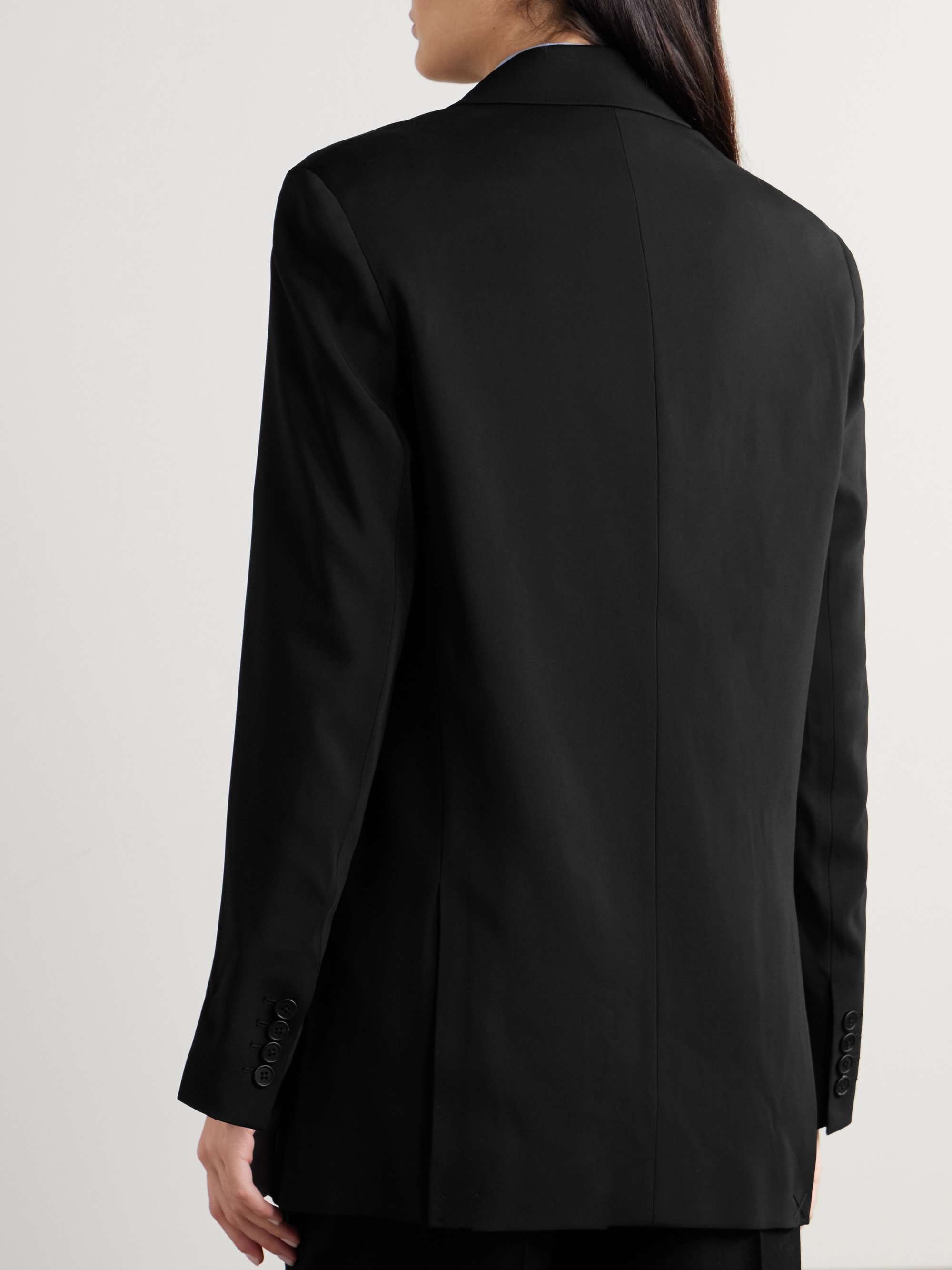 THE ROW Tristana double-breasted twill blazer