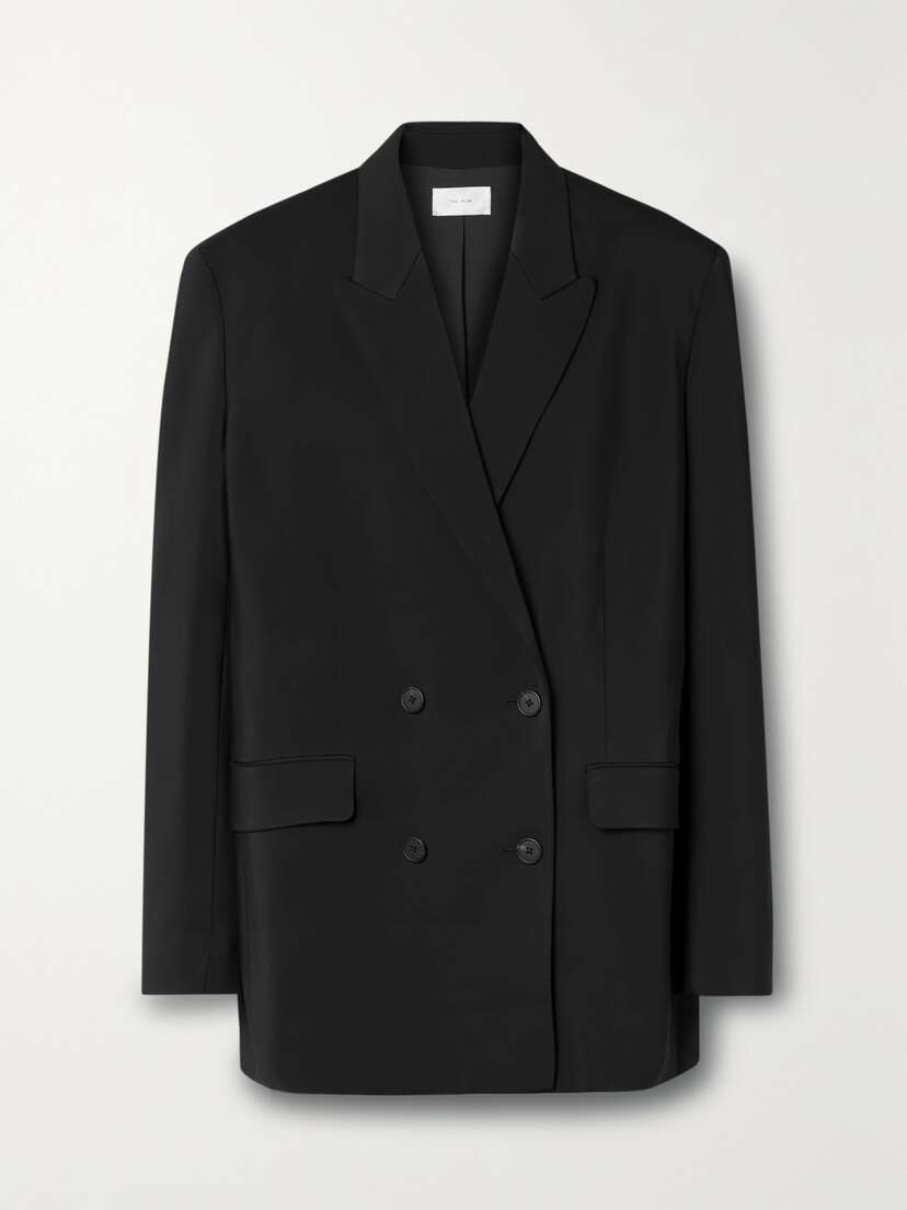 The Row — Tristana double-breasted twill blazer