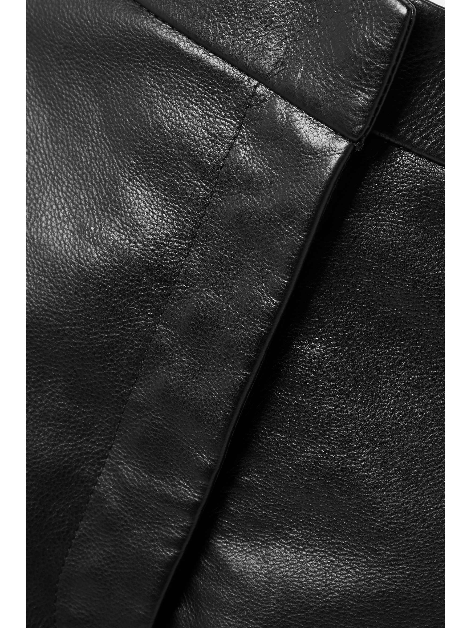 THE ROW Becker straight-leg leather pants