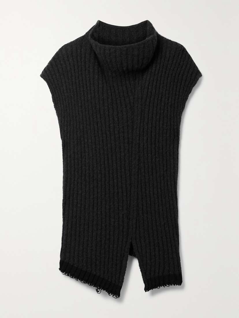 The Row Damiano Ribbed Cotton-blend Bouclé Sweater