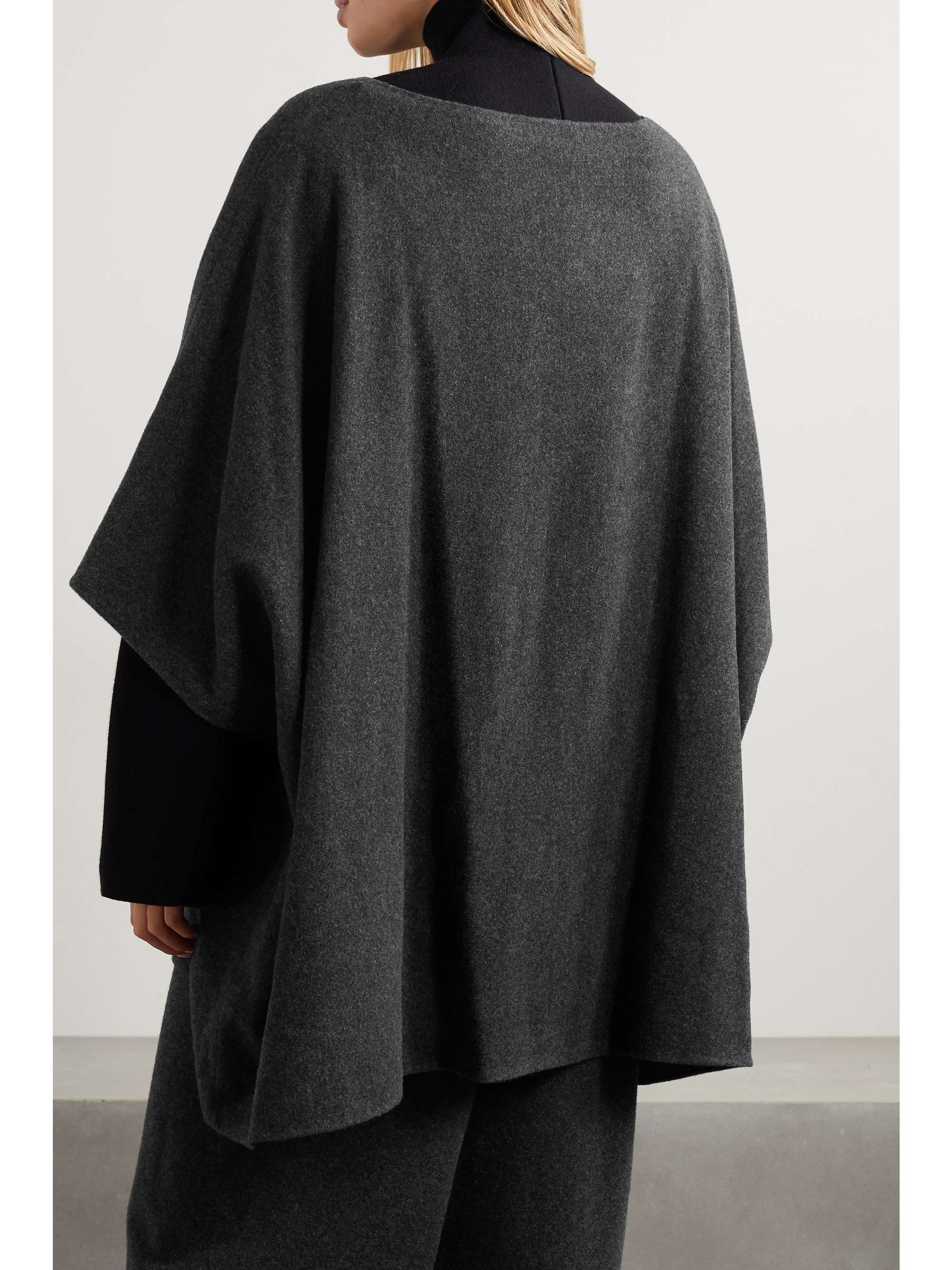 THE ROW Elize oversized cashmere-blend cape