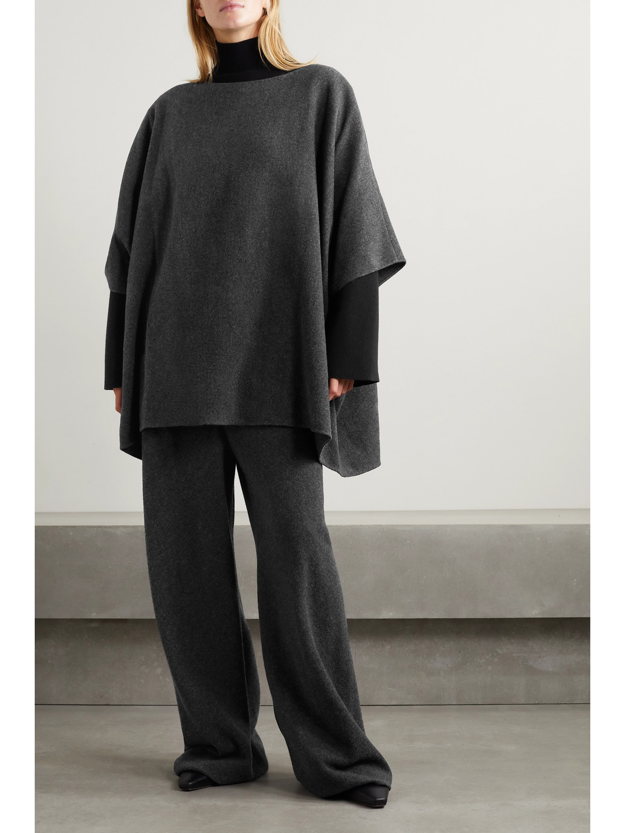 Elize Oversized Cashmere-Blend Cape