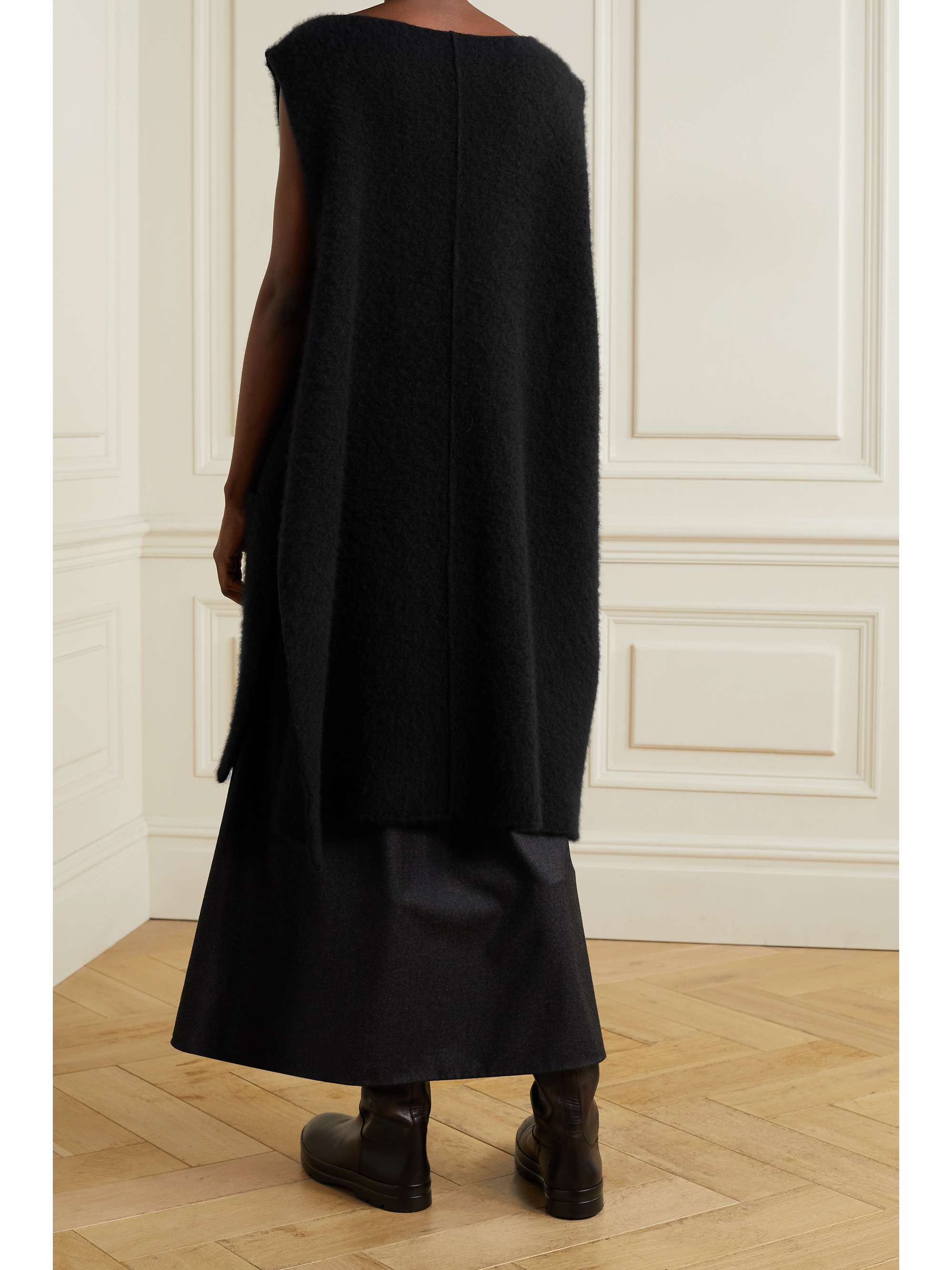 THE ROW Didi brushed cashmere and silk-blend tunic