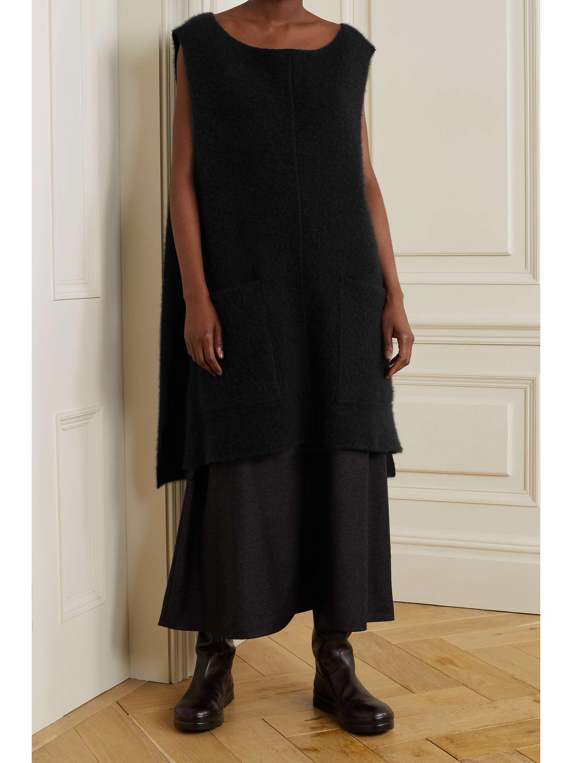 THE ROW Didi brushed cashmere and silk-blend tunic
