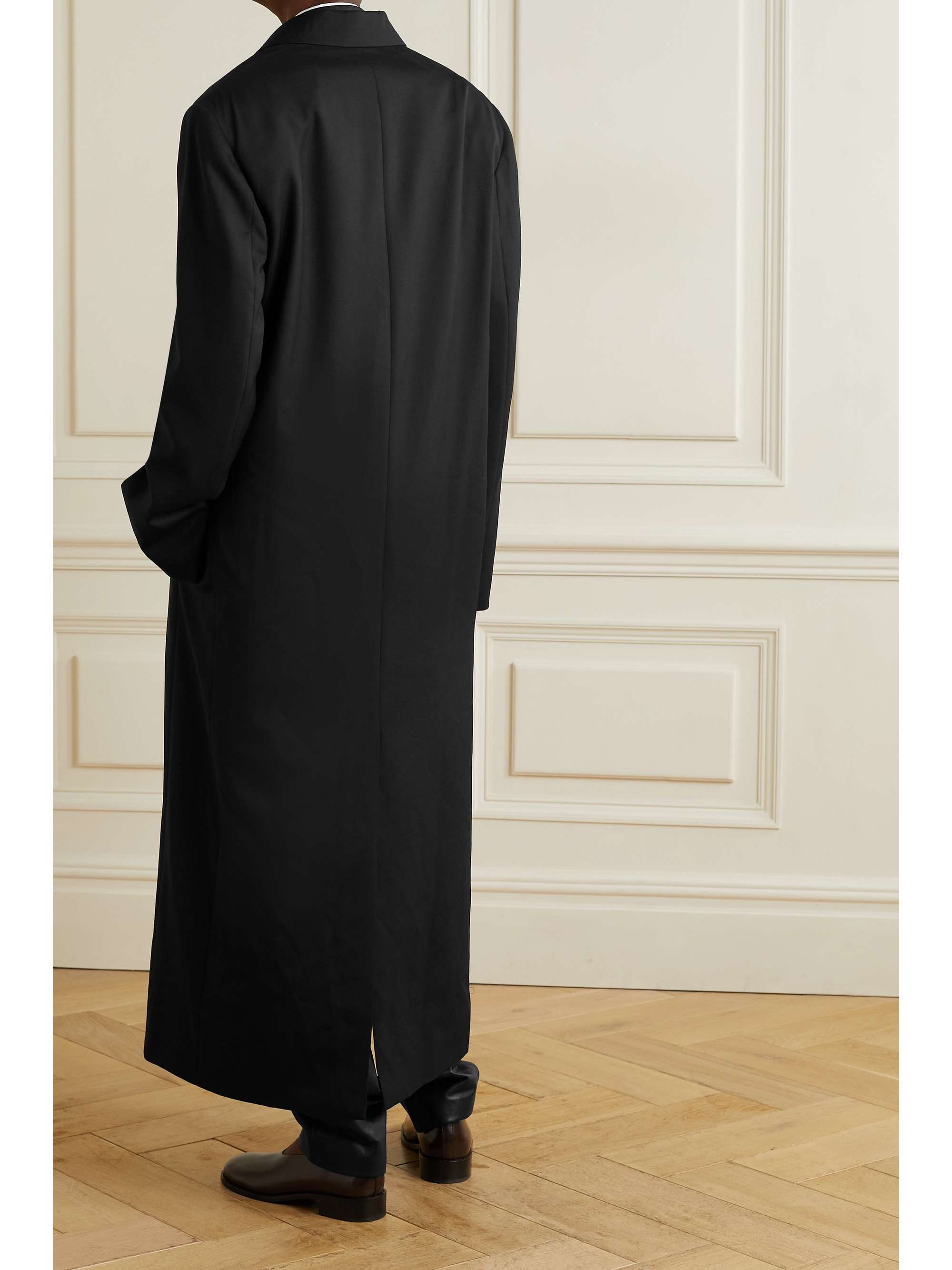 extra long wool coat