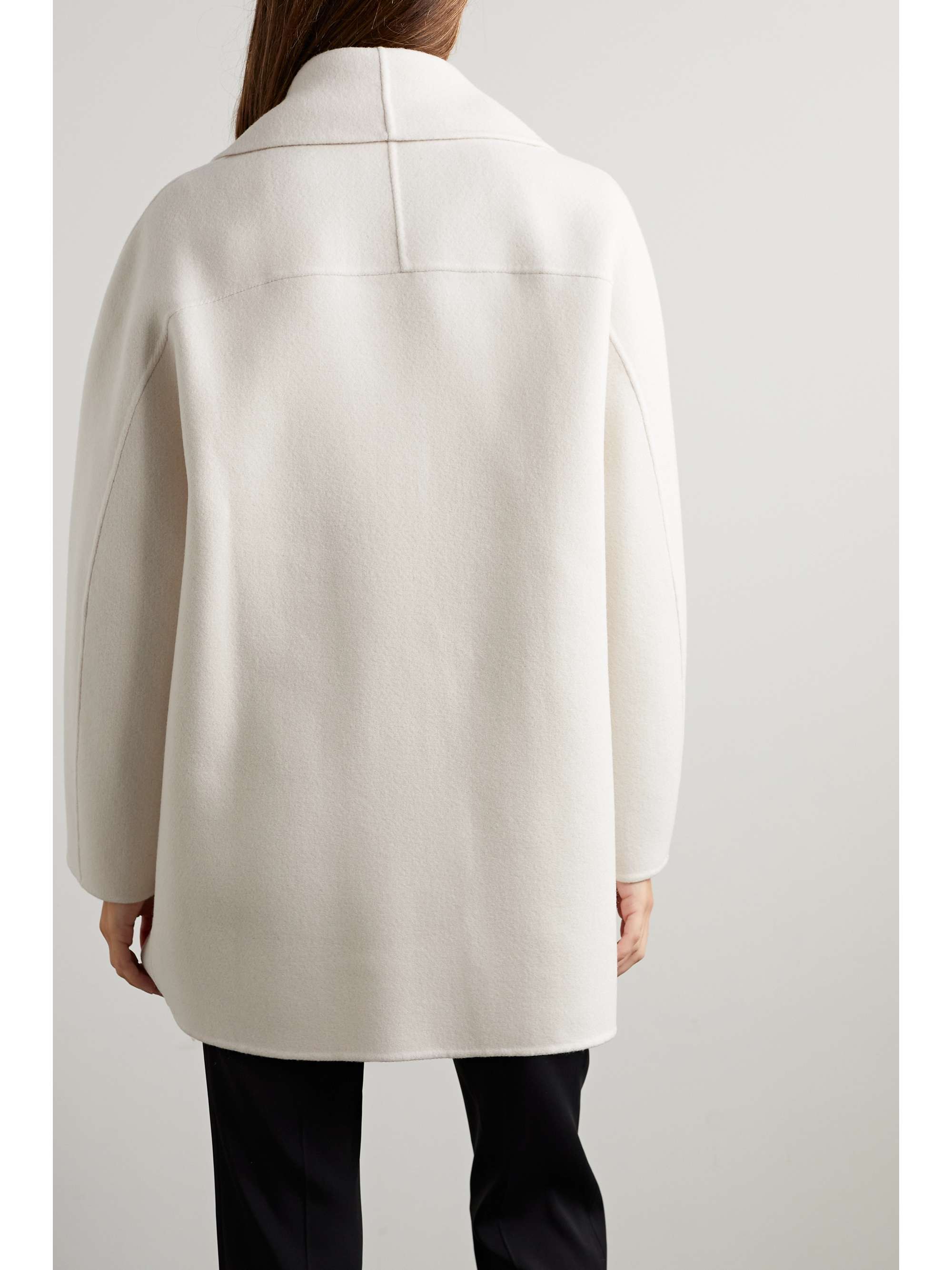 THE ROW Polli double-breasted wool-blend coat