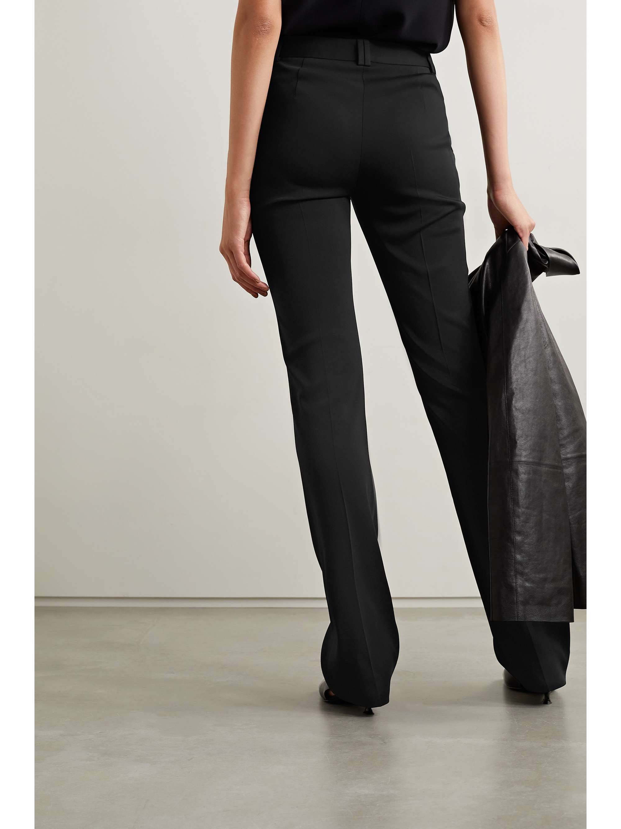 Idra stretch-crepe straight-leg pants 