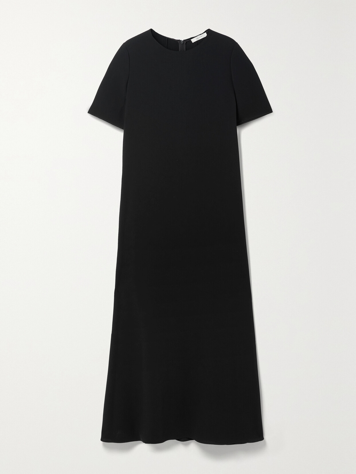 Shop The Row Essentials Robi Crepe Midi Dress In Black