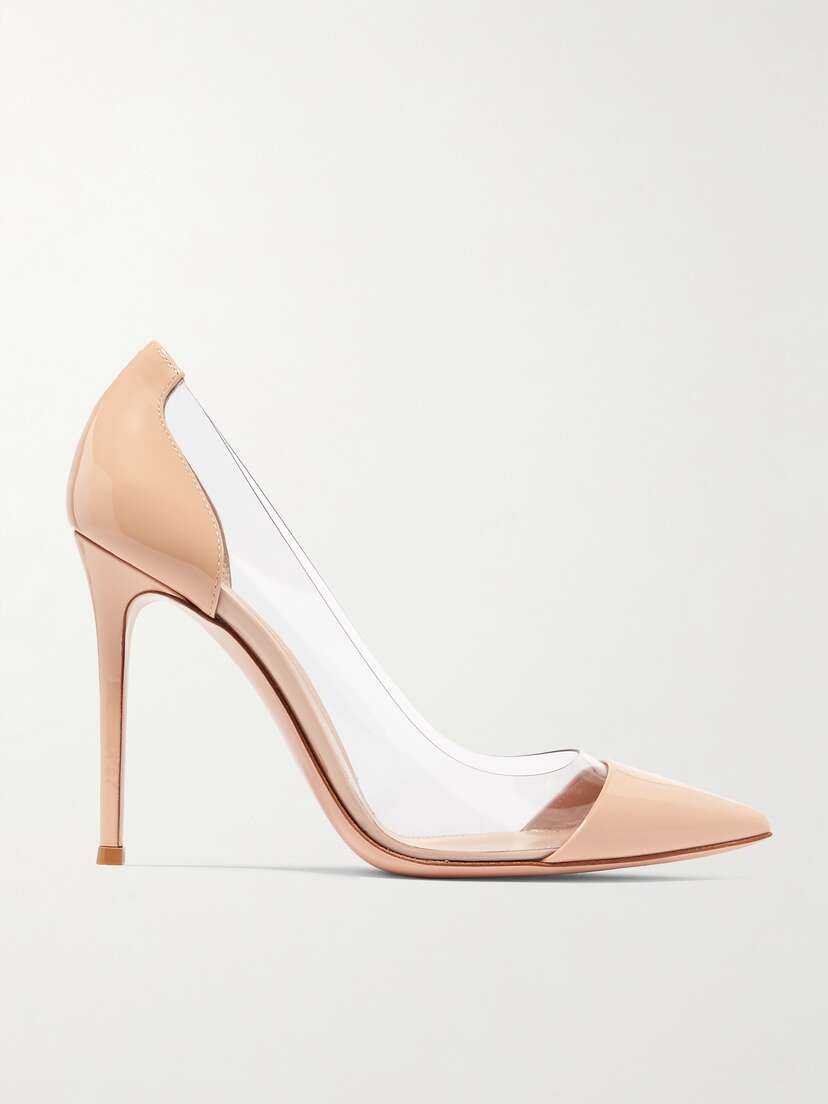 Gianvito Rossi Plexi 105 Patent-leather And Pvc Pumps