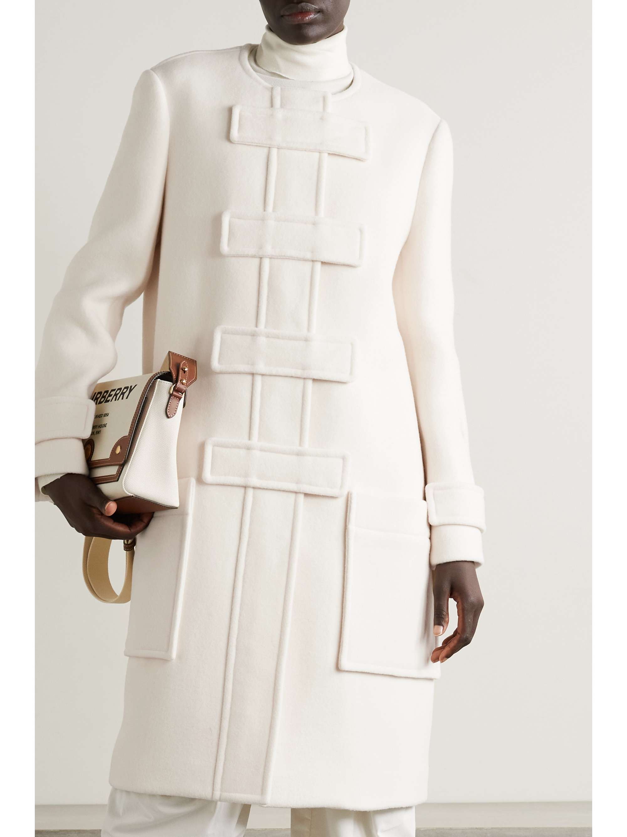 BURBERRY Wool-blend coat