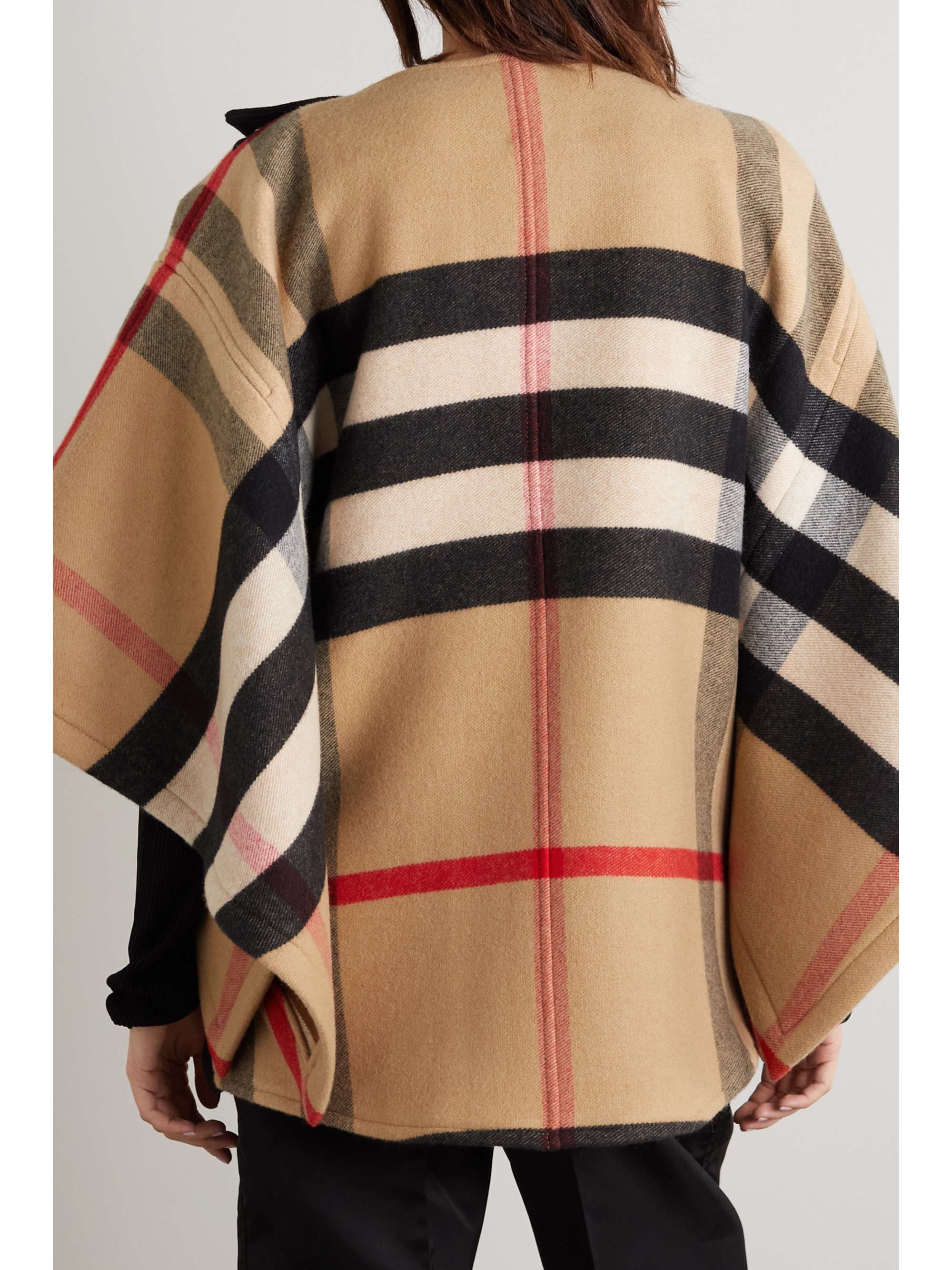 BURBERRY Checked cashmere jacket