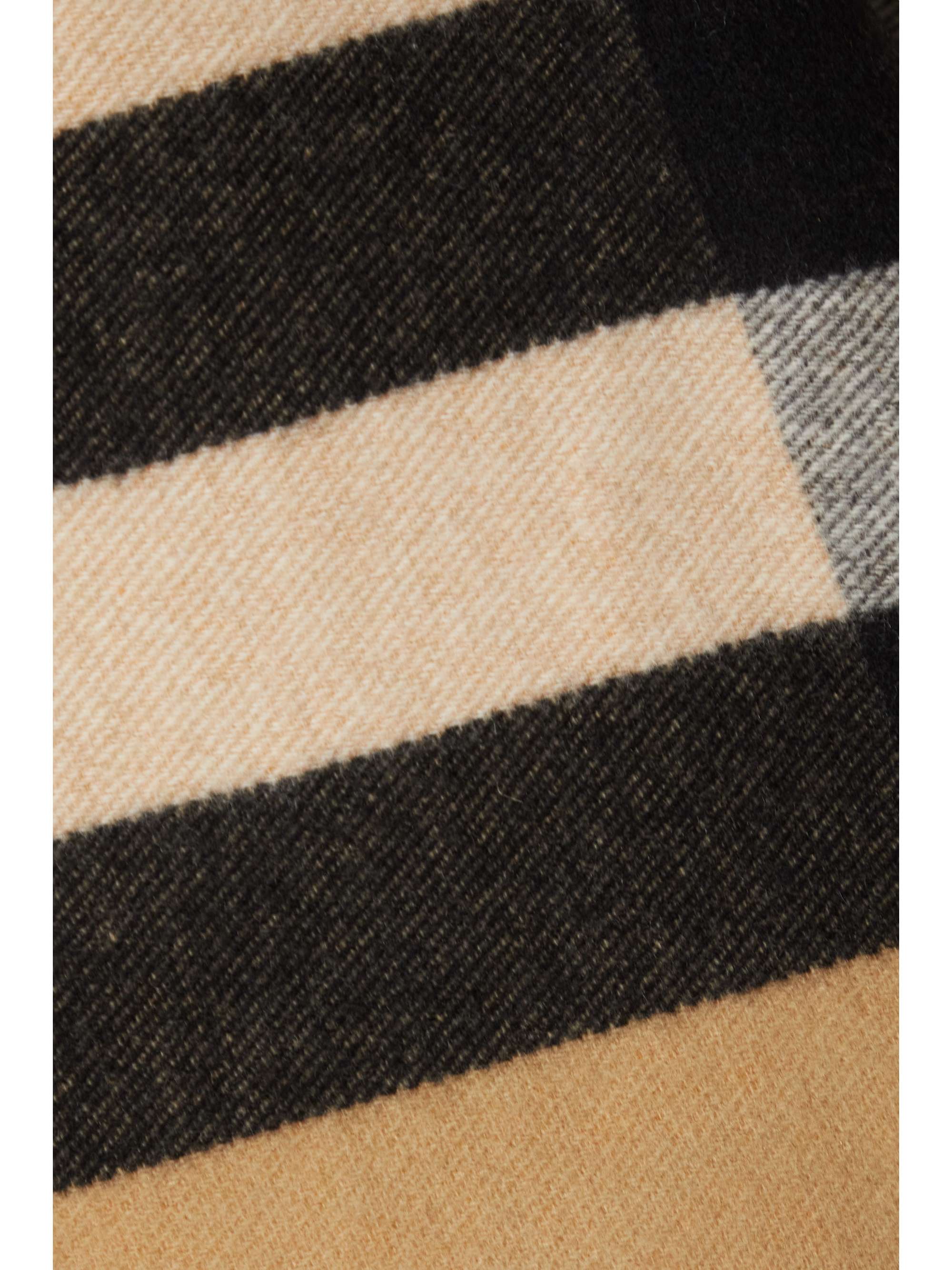 BURBERRY Checked cashmere jacket