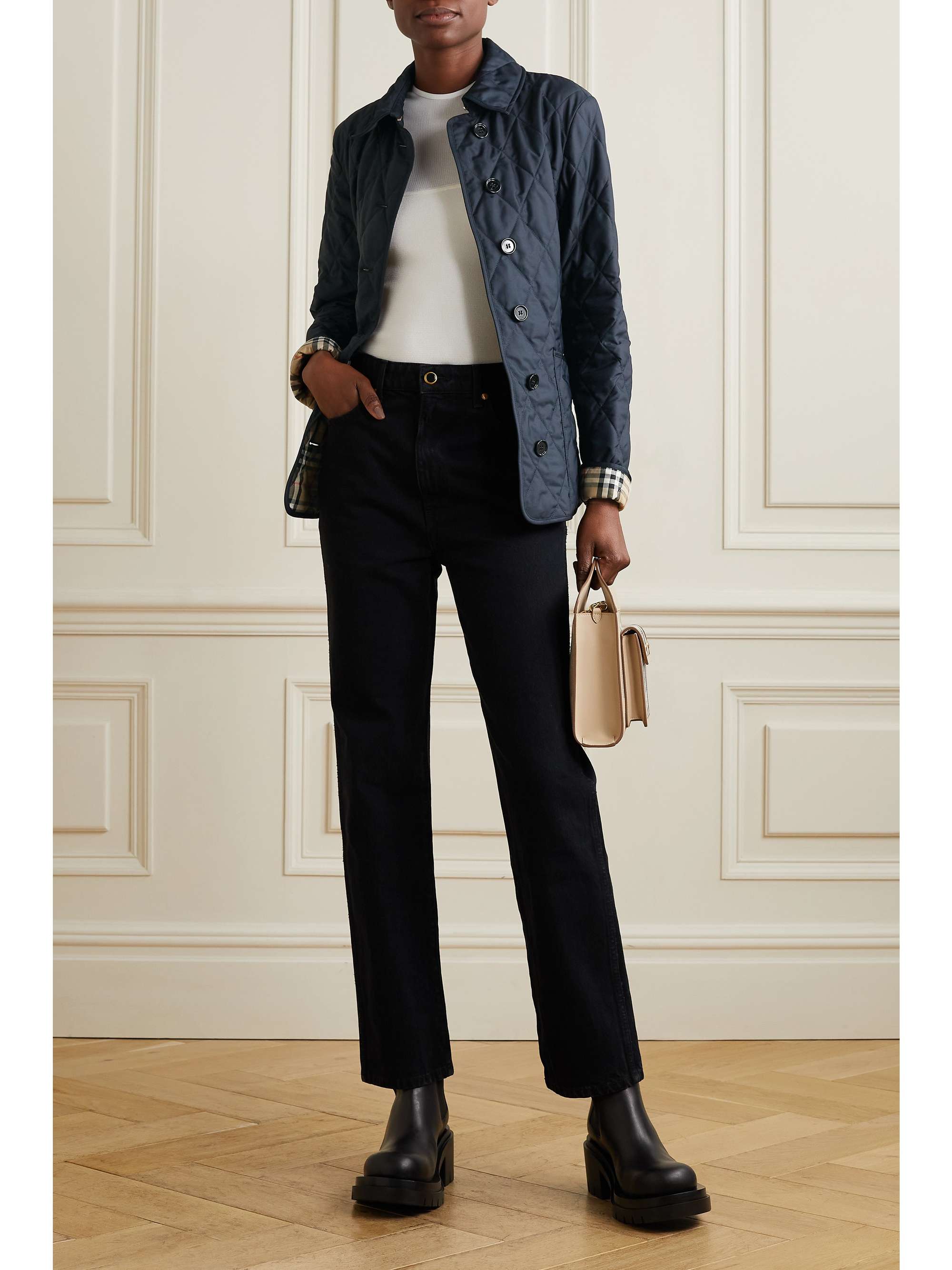 BURBERRY Quilted shell jacket