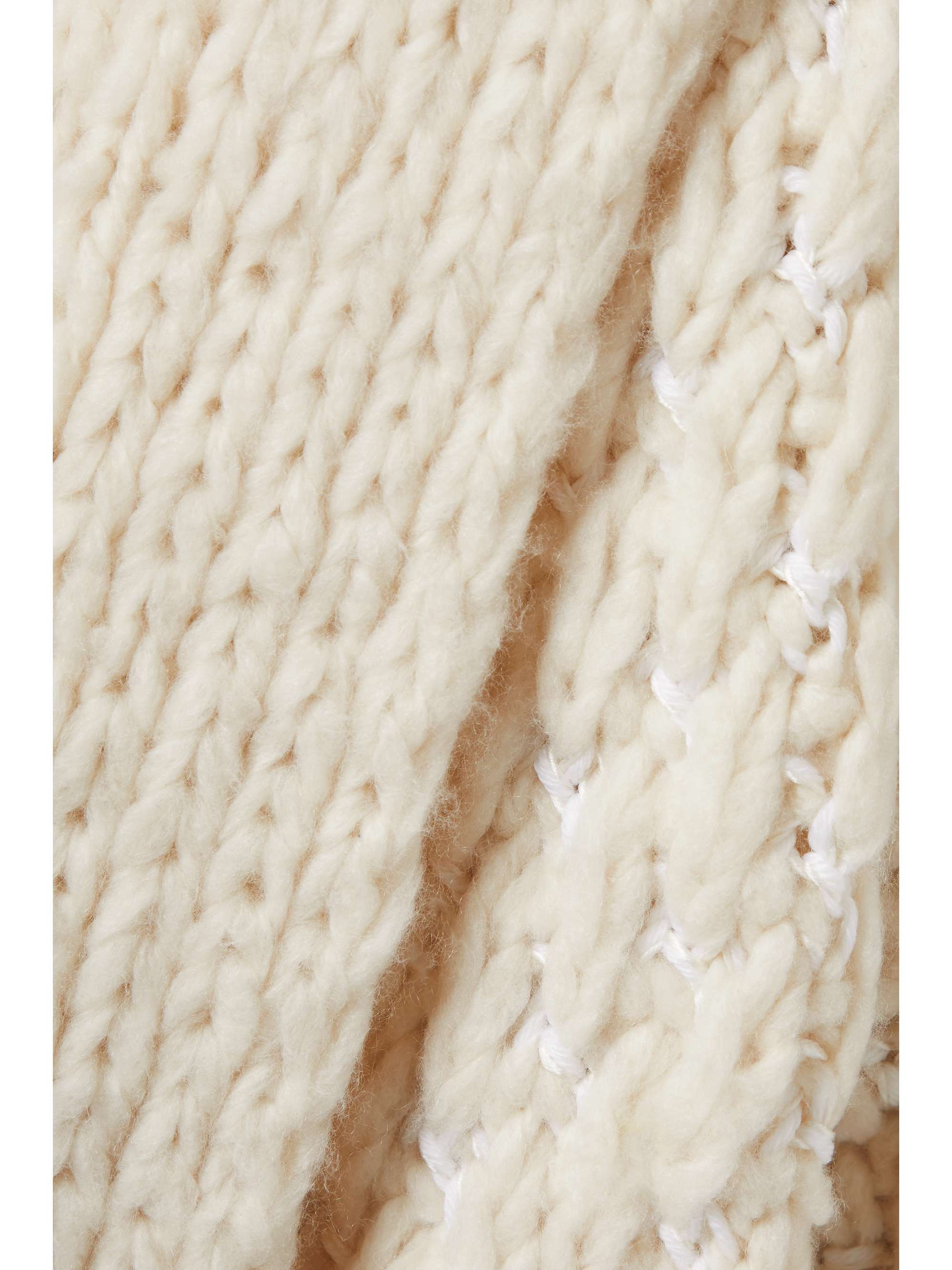 THE ROW Diya oversized cashmere, wool and silk-blend cardigan