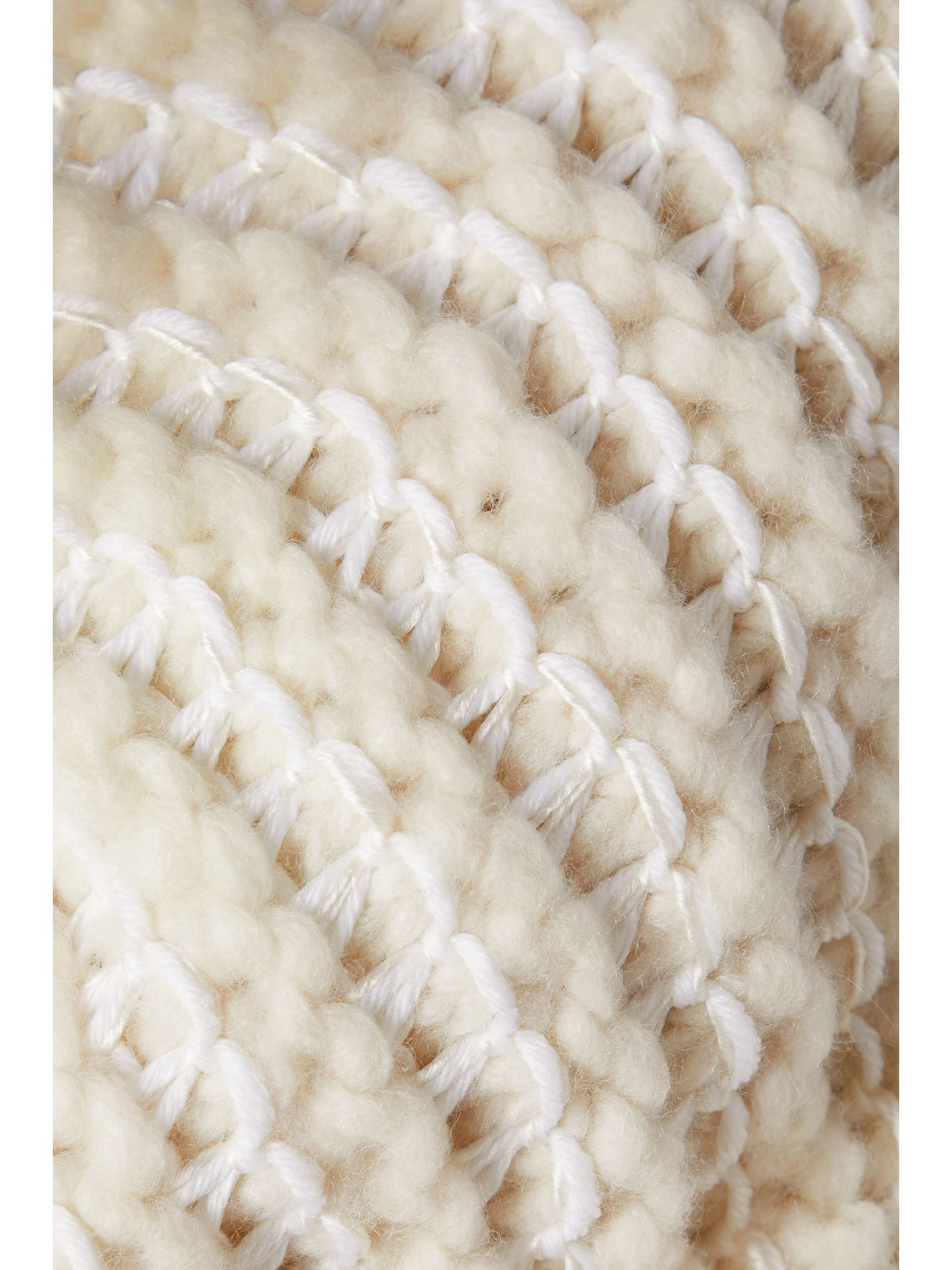 THE ROW Devra cashmere, wool and silk-blend scarf