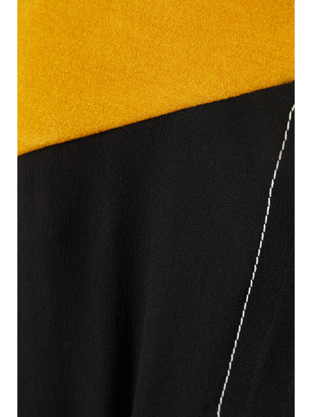 Proenza Schouler Embellished Two-tone Silk-chiffon Paneled Twill Maxi Dress In Black