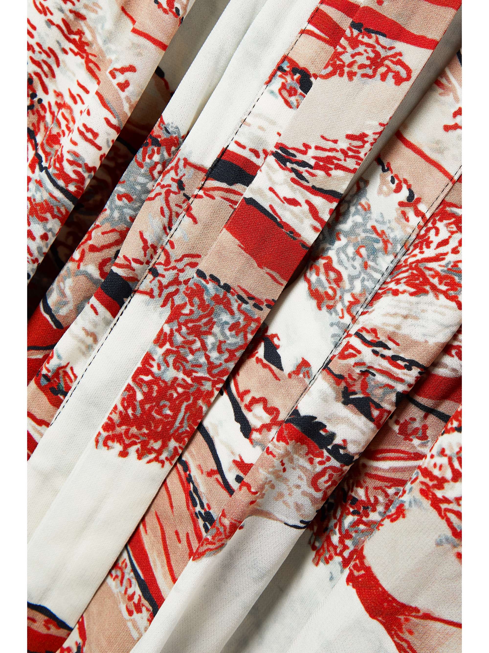 PROENZA SCHOULER Printed crepe maxi shirt dress