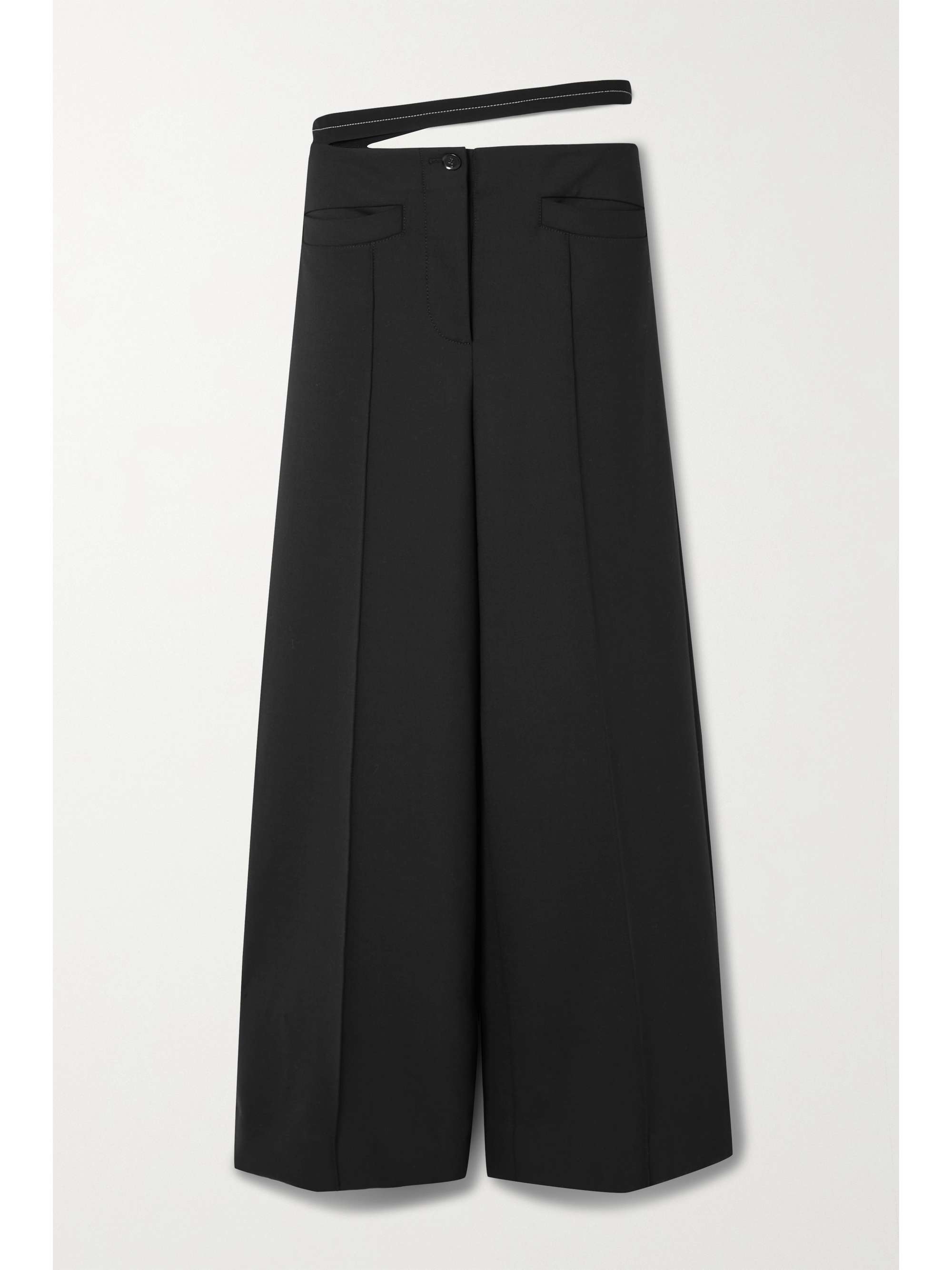 PROENZA SCHOULER Cutout wool-blend wide-leg pants