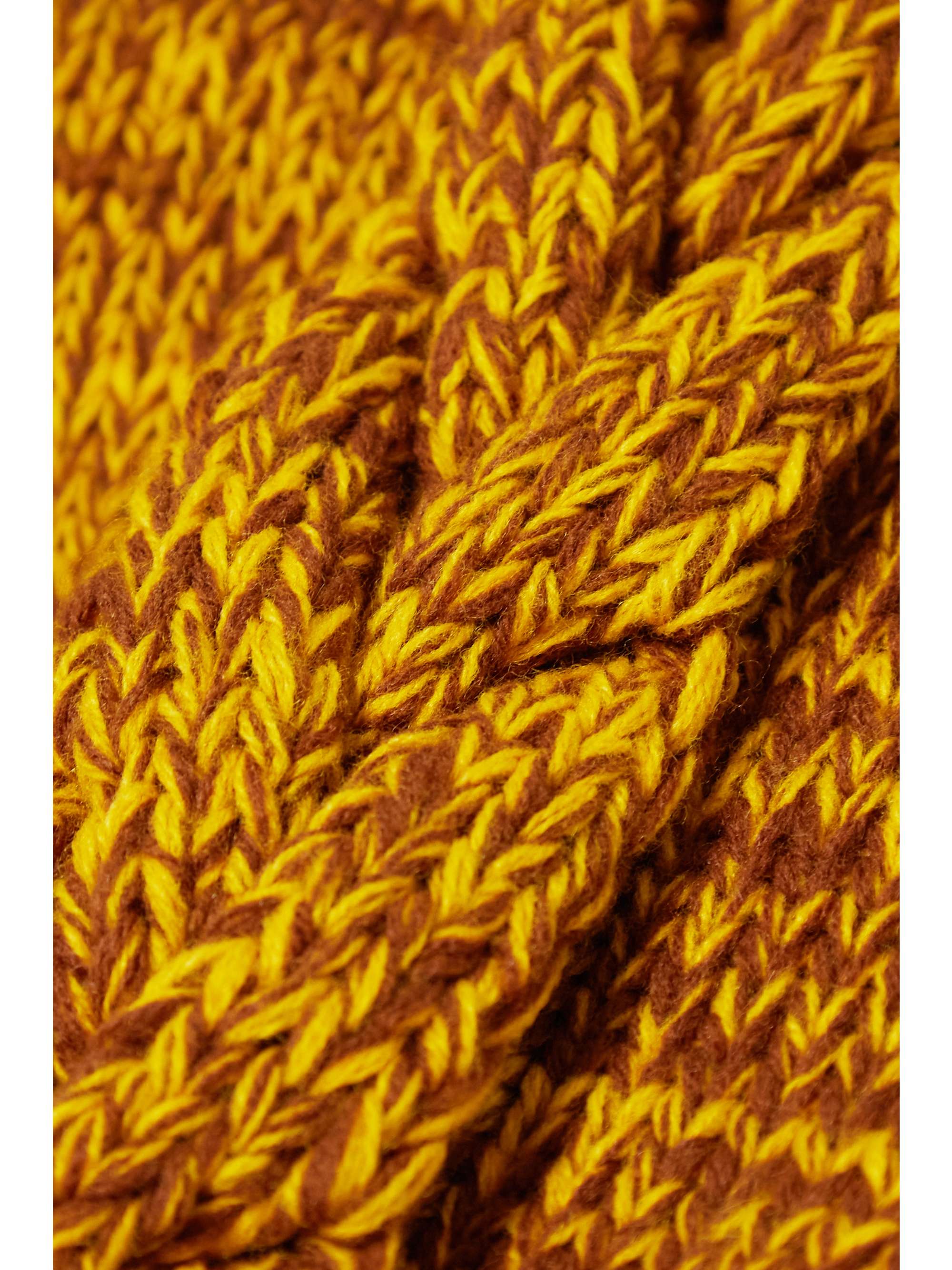 A.W.A.K.E. MODE Asymmetric layered merino wool-blend sweater