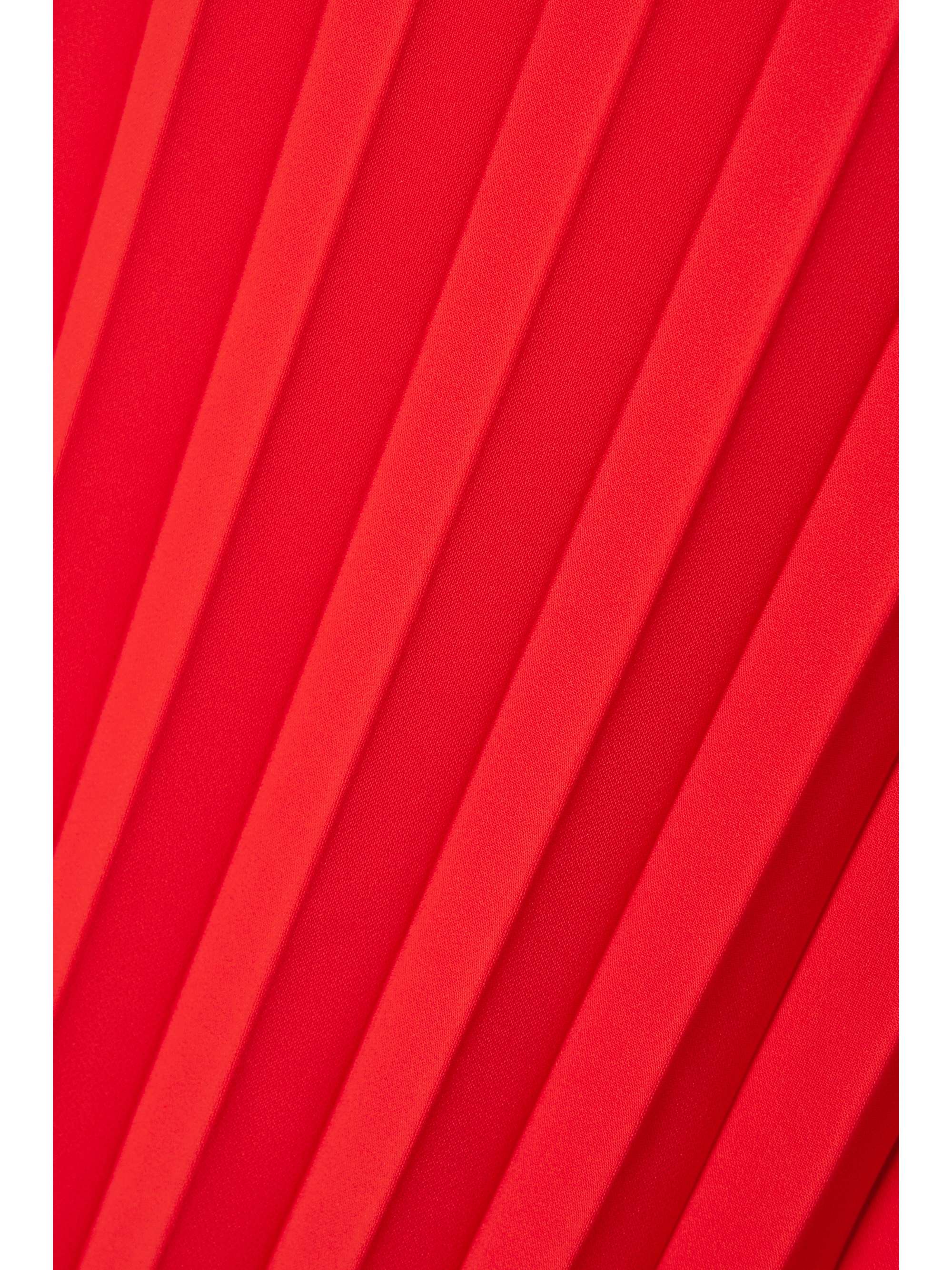 A.W.A.K.E. MODE Pleated stretch-cady top