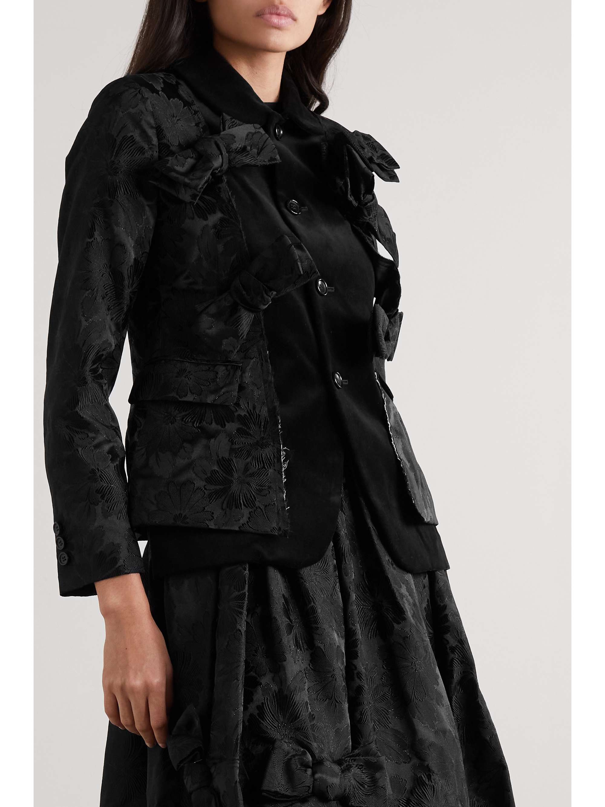 comme des garcons lace jacket