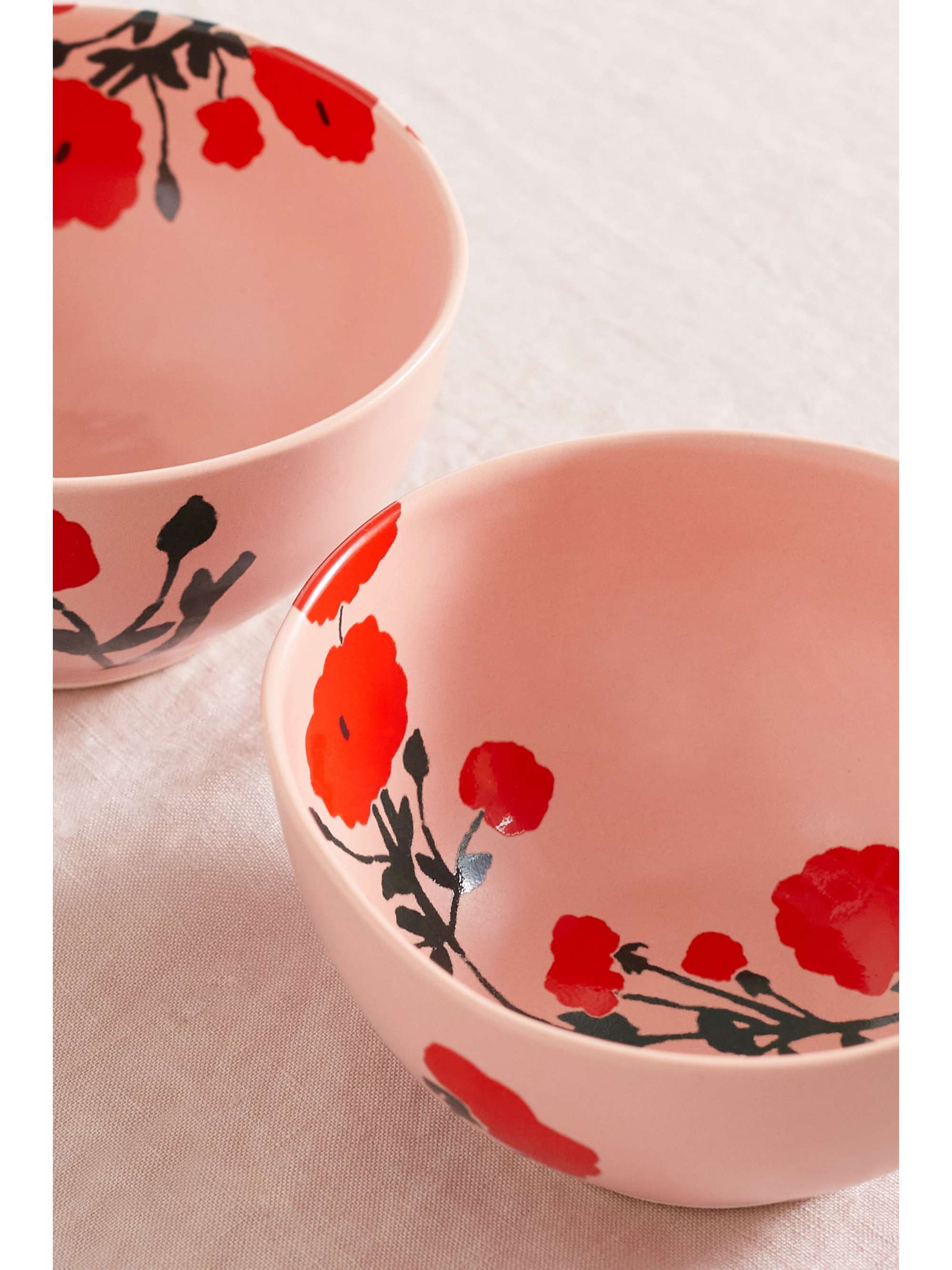 BERNADETTE Set of two 13cm ceramic bowls