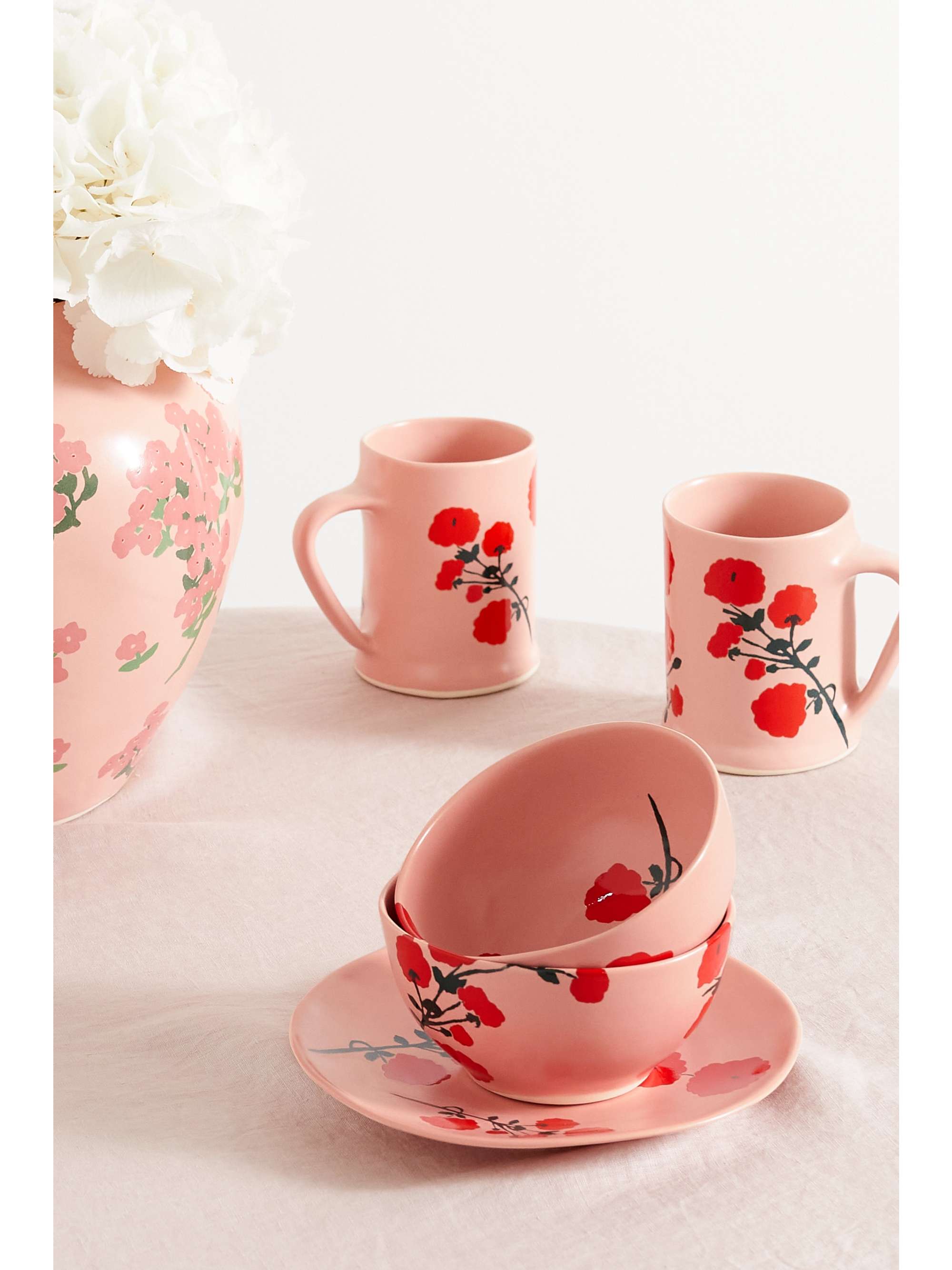 BERNADETTE Set of two 13cm ceramic bowls