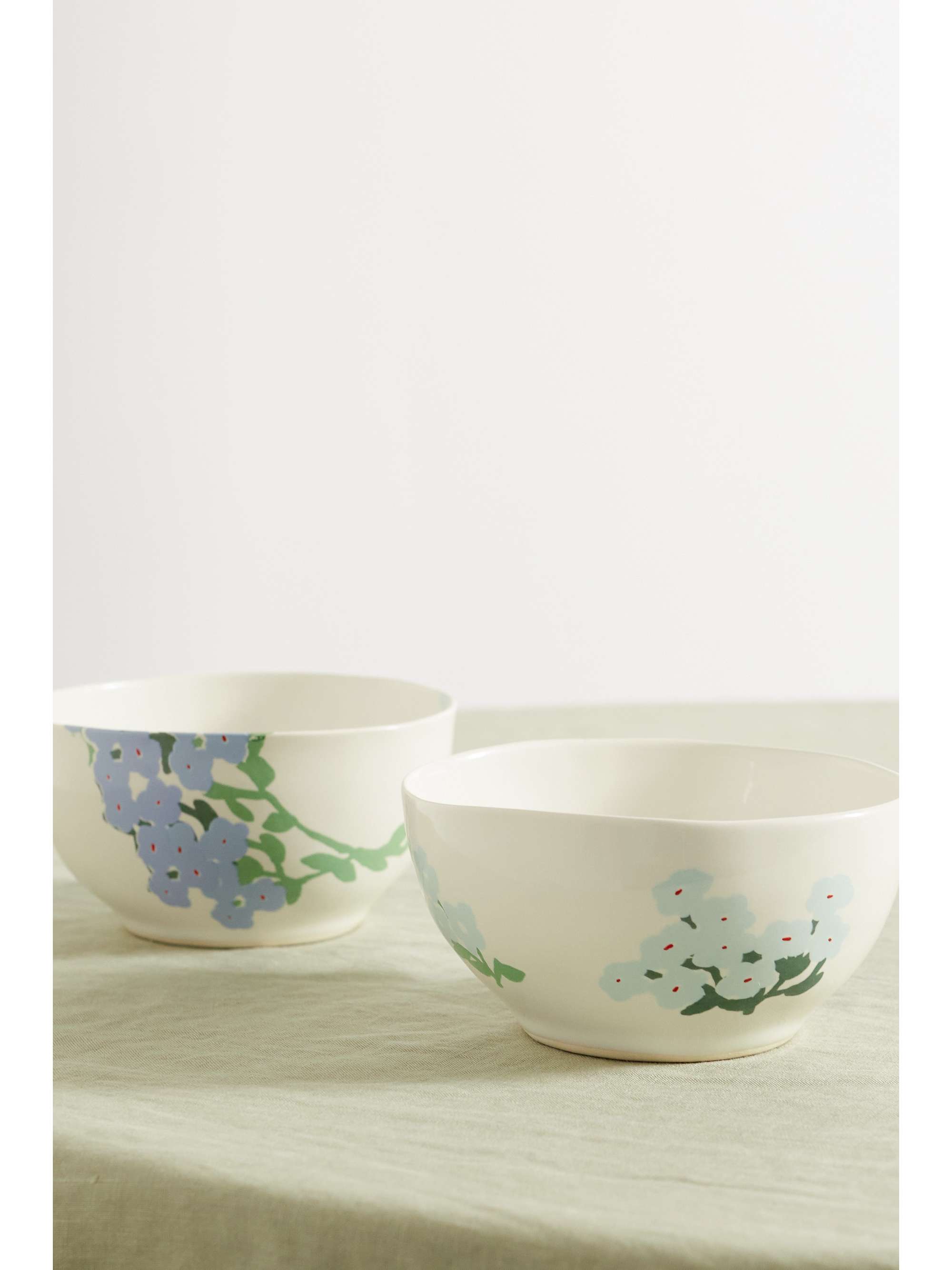 BERNADETTE Set of two 13cm ceramic bowls
