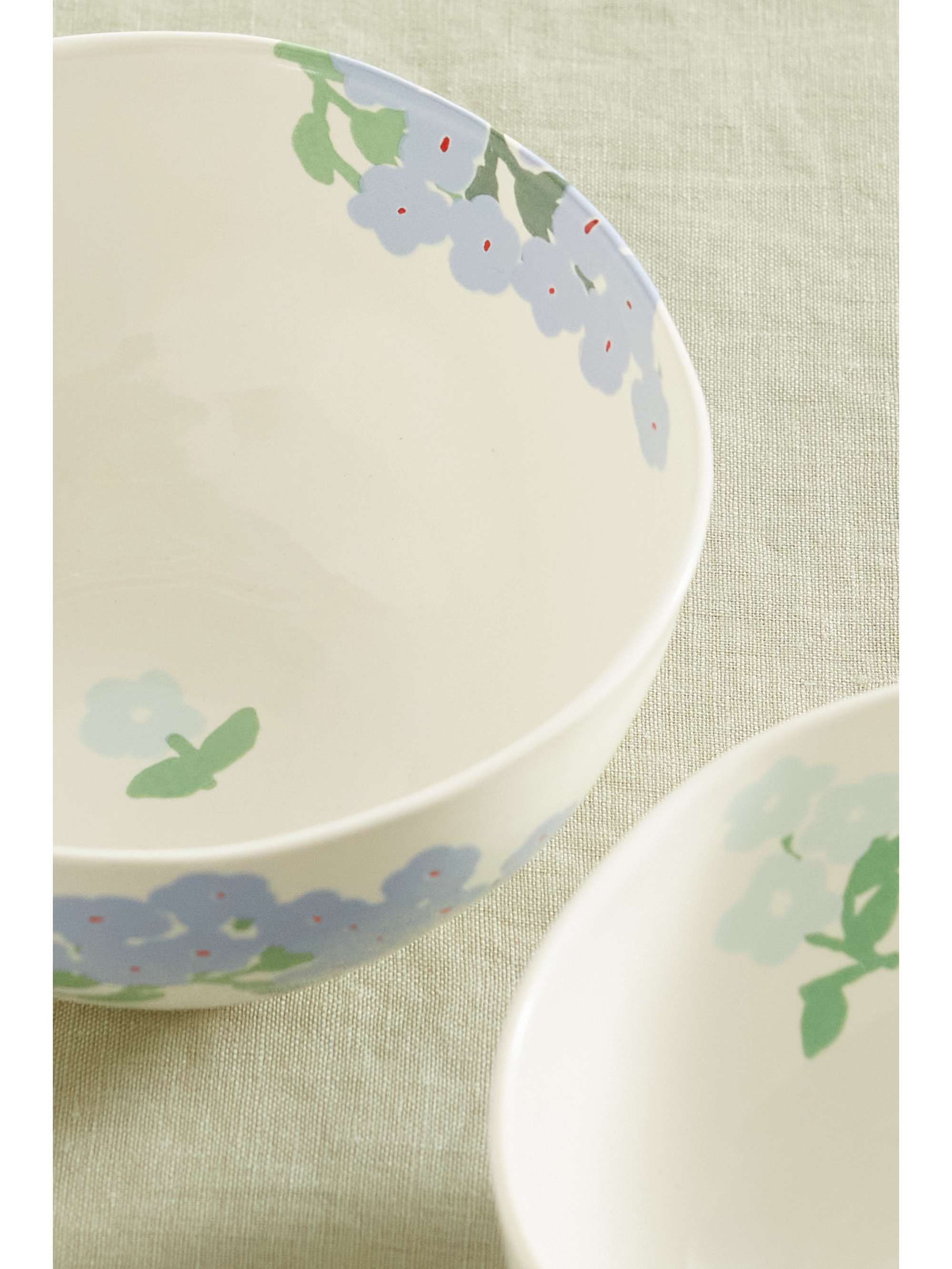 BERNADETTE Set of two 13cm ceramic bowls