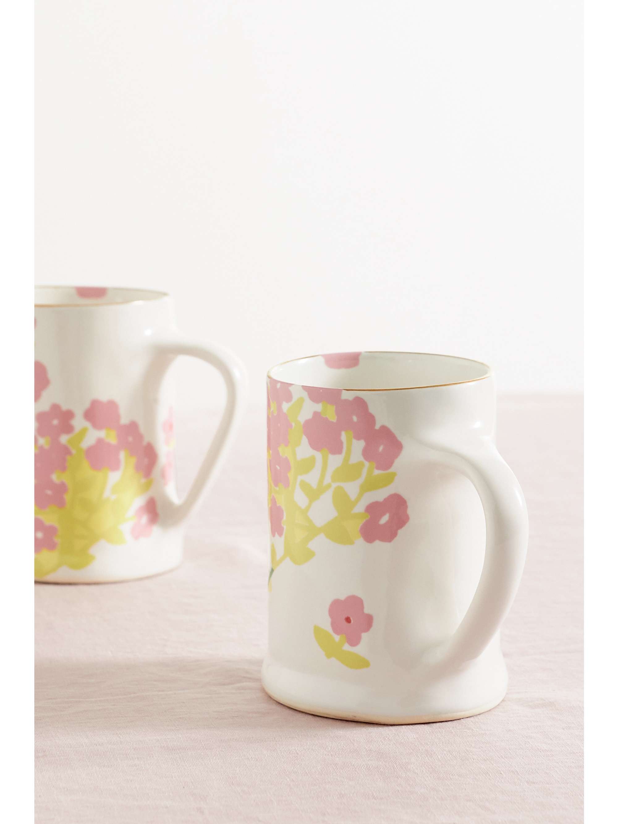BERNADETTE Set of two ceramic mugs