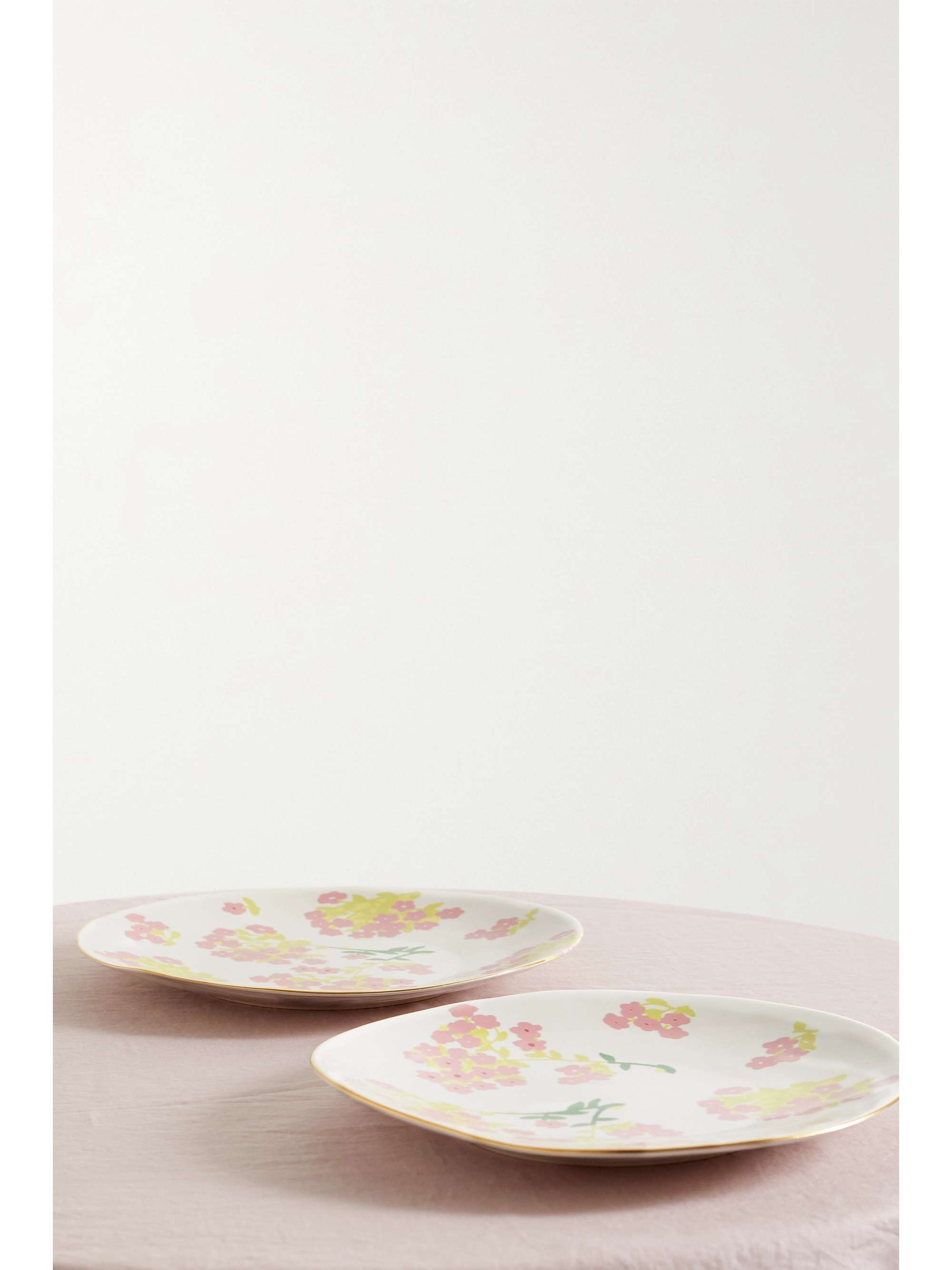 BERNADETTE Set de deux assiettes en céramique, 29 cm