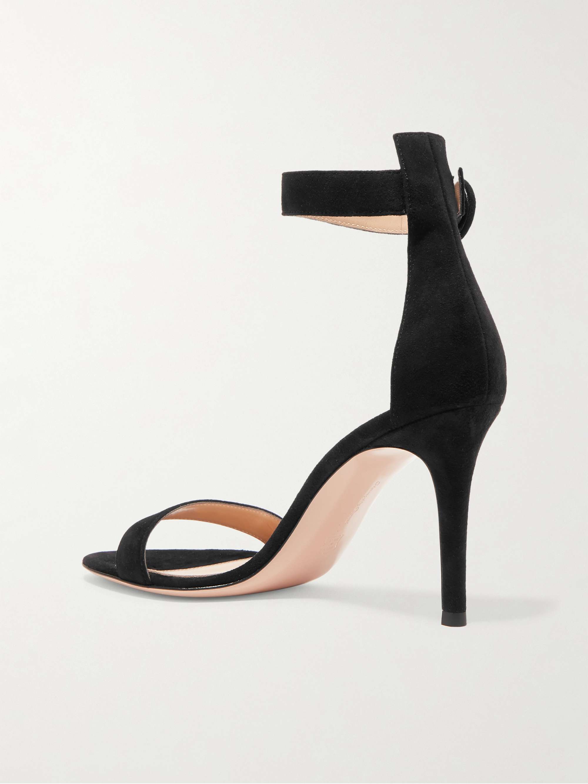 GIANVITO ROSSI Portofino 85 suede sandals | NET-A-PORTER