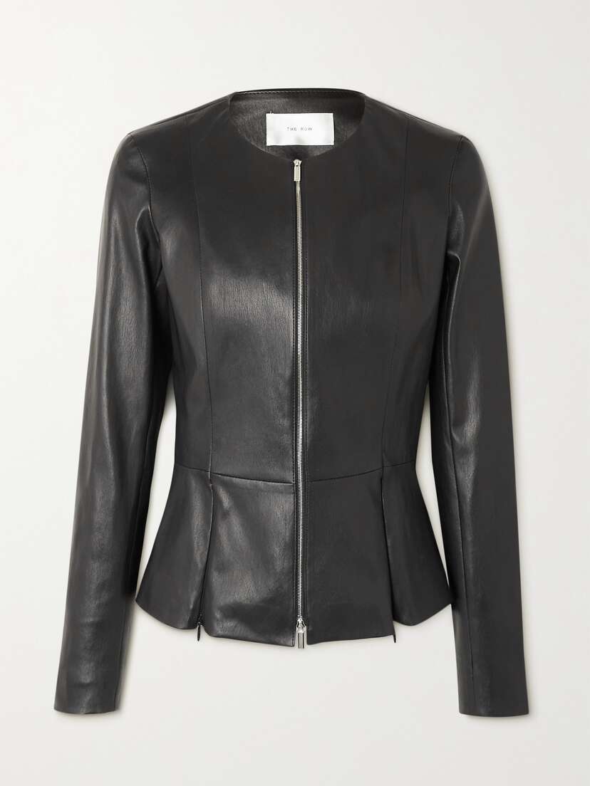 The Row Anasta Leather Jacket