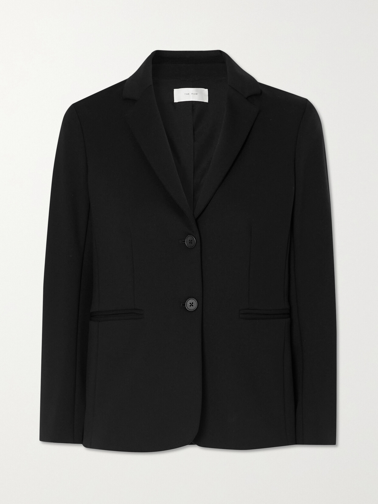 The Row - Brentwood Stretch-ponte Blazer - Black