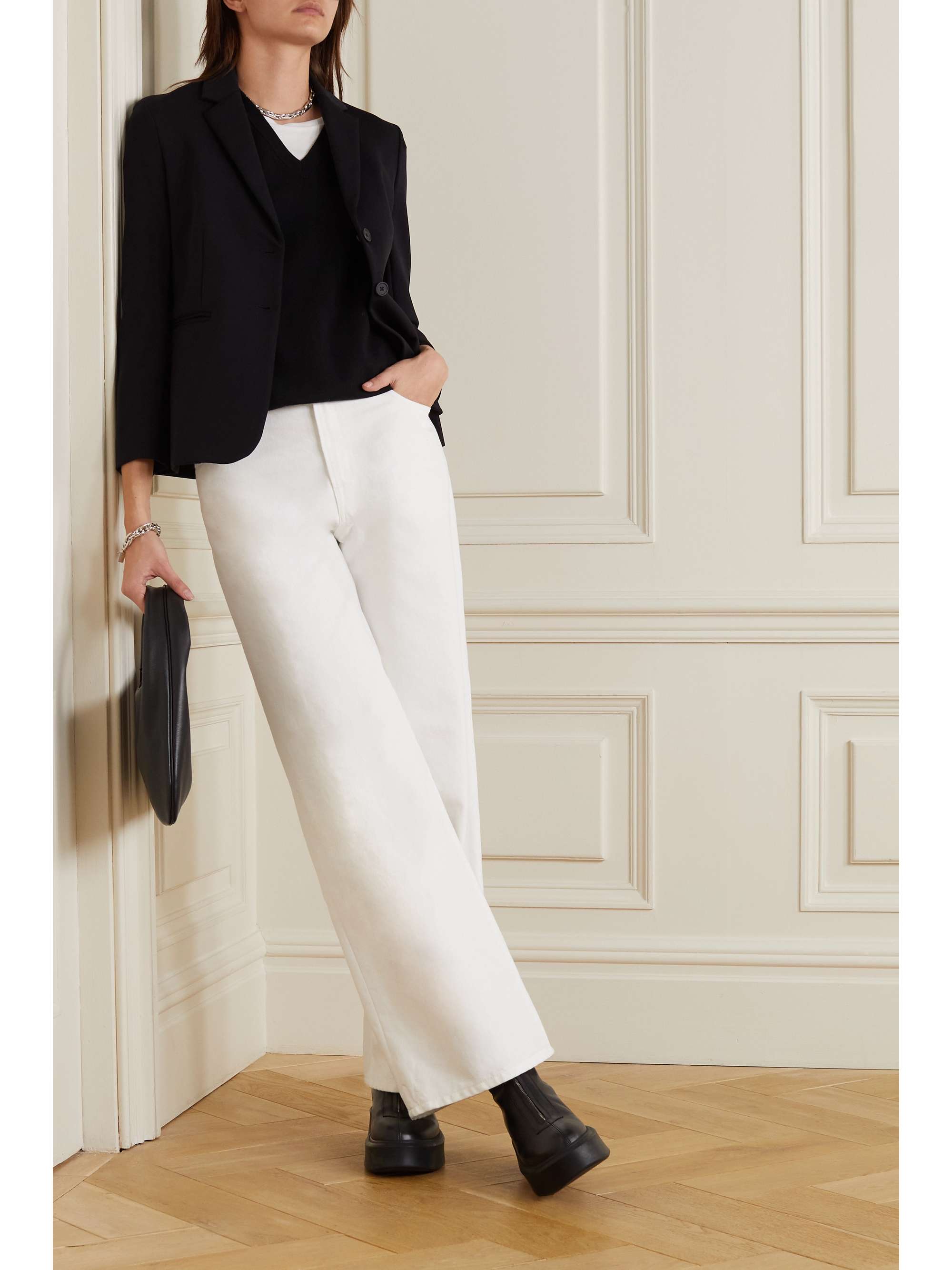 THE ROW Brentwood stretch-ponte blazer