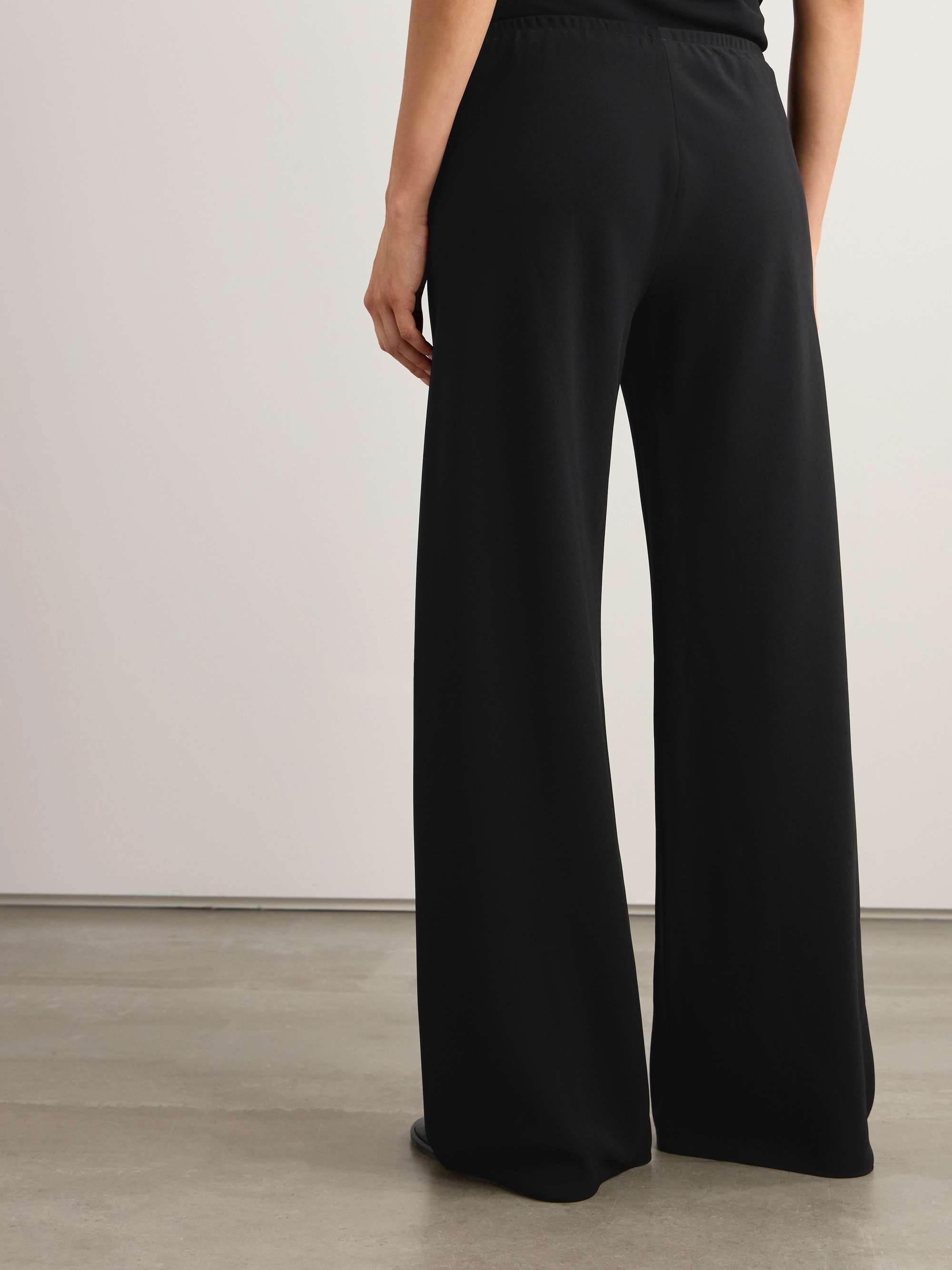 THE ROW Gala crepe wide-leg pants