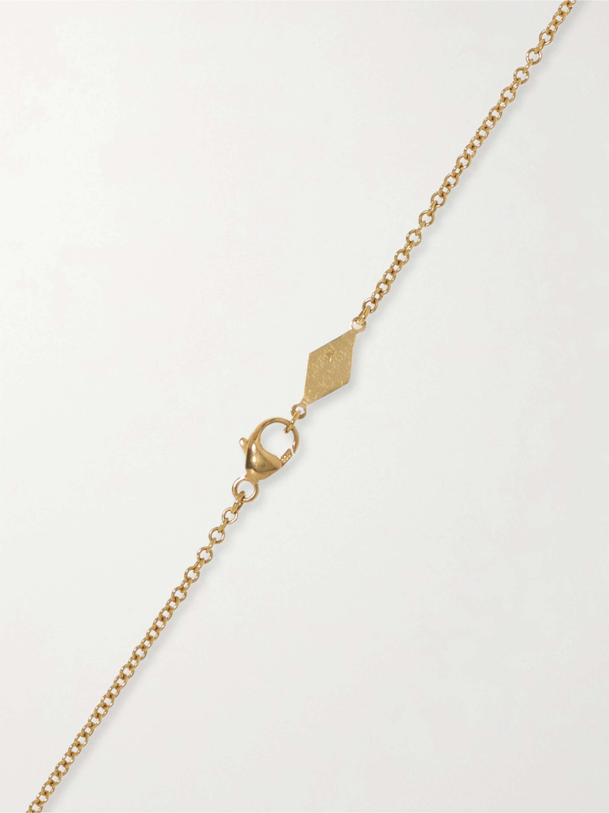 FRED LEIGHTON Collection silver-topped 18-karat gold citrine necklace