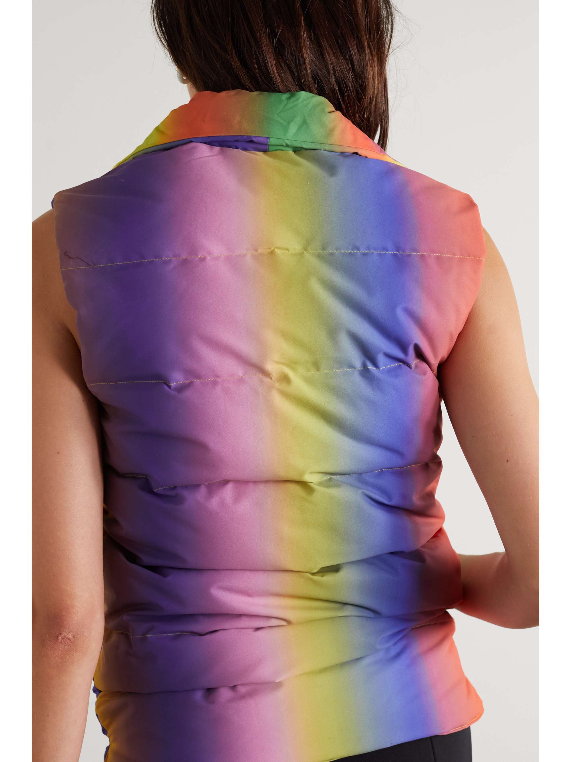 AGR Quilted ombré shell down vest