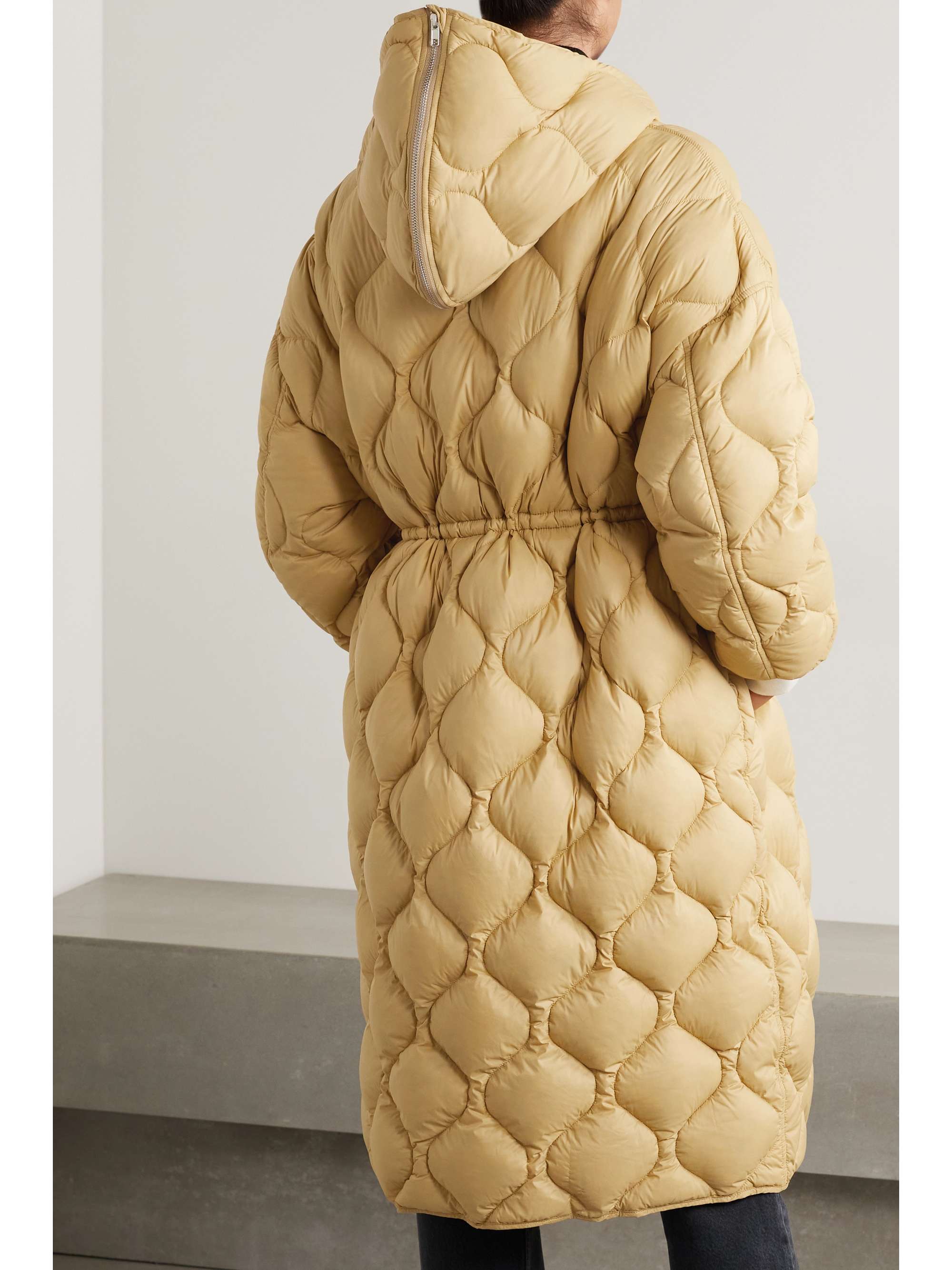 RAG & BONE Rudy oversized quilted recycled shell hooded jacket
