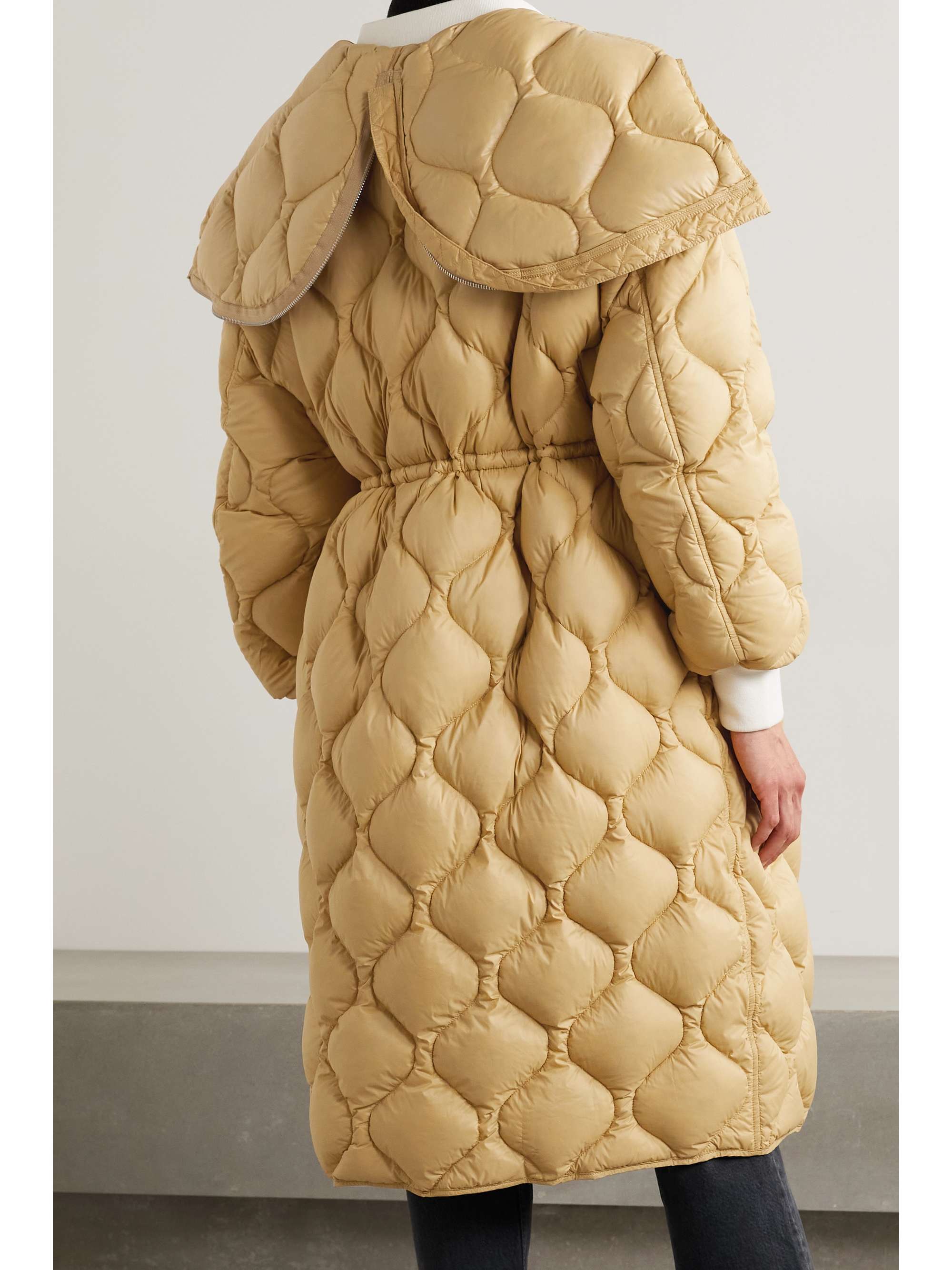 RAG & BONE Rudy oversized quilted recycled shell hooded jacket