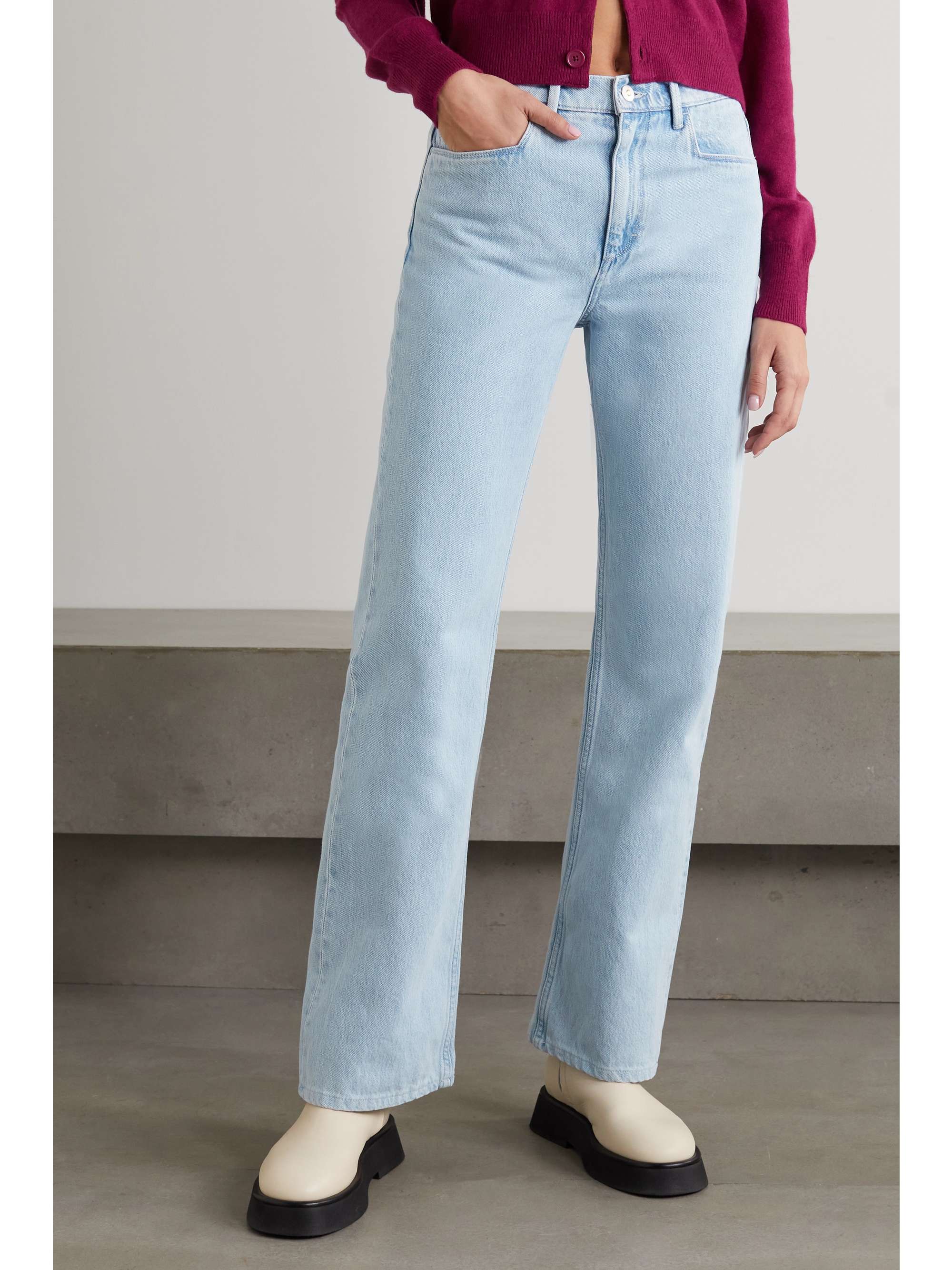 WANDLER Daisy high-rise flared jeans
