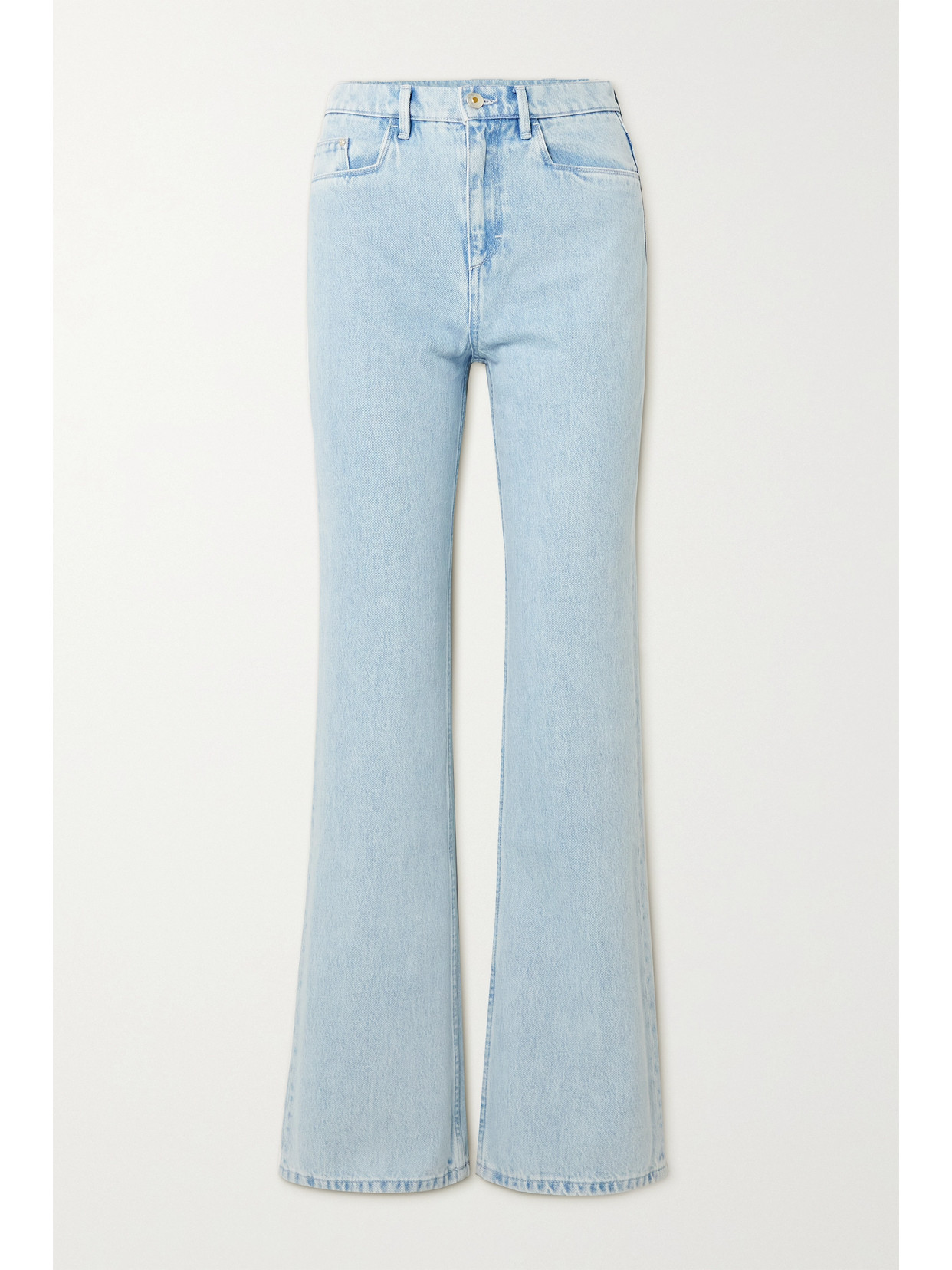 Wandler Daisy High-rise Flared Jeans In Blue