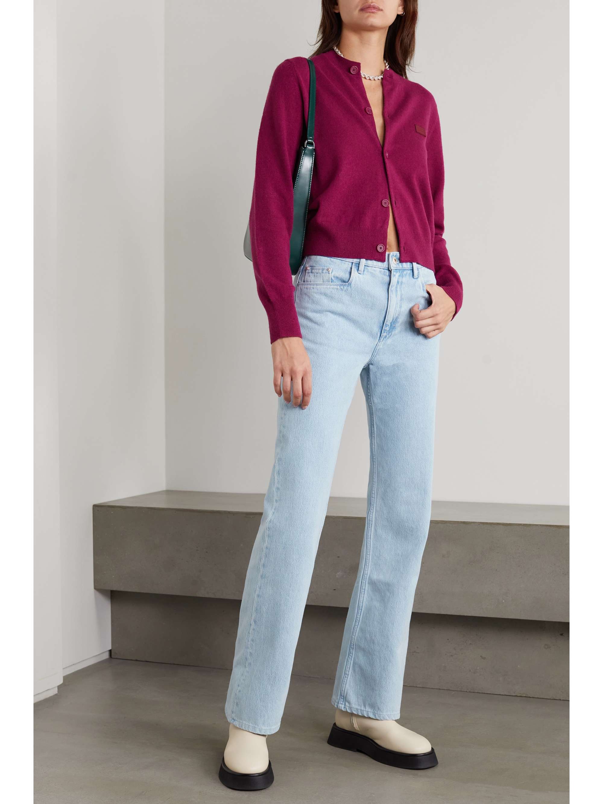 WANDLER Daisy high-rise flared jeans