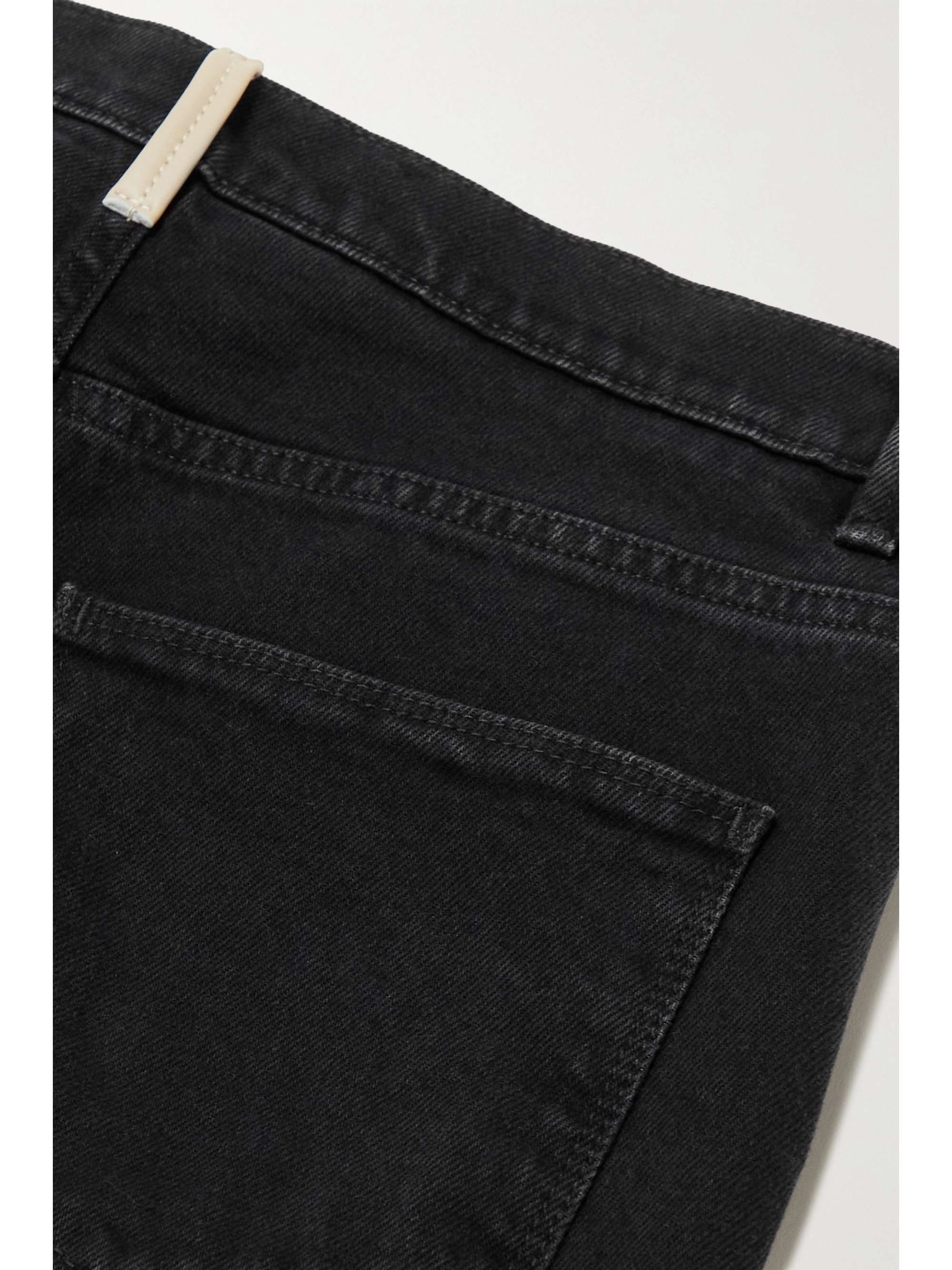 Black Daisy high-rise flared jeans 