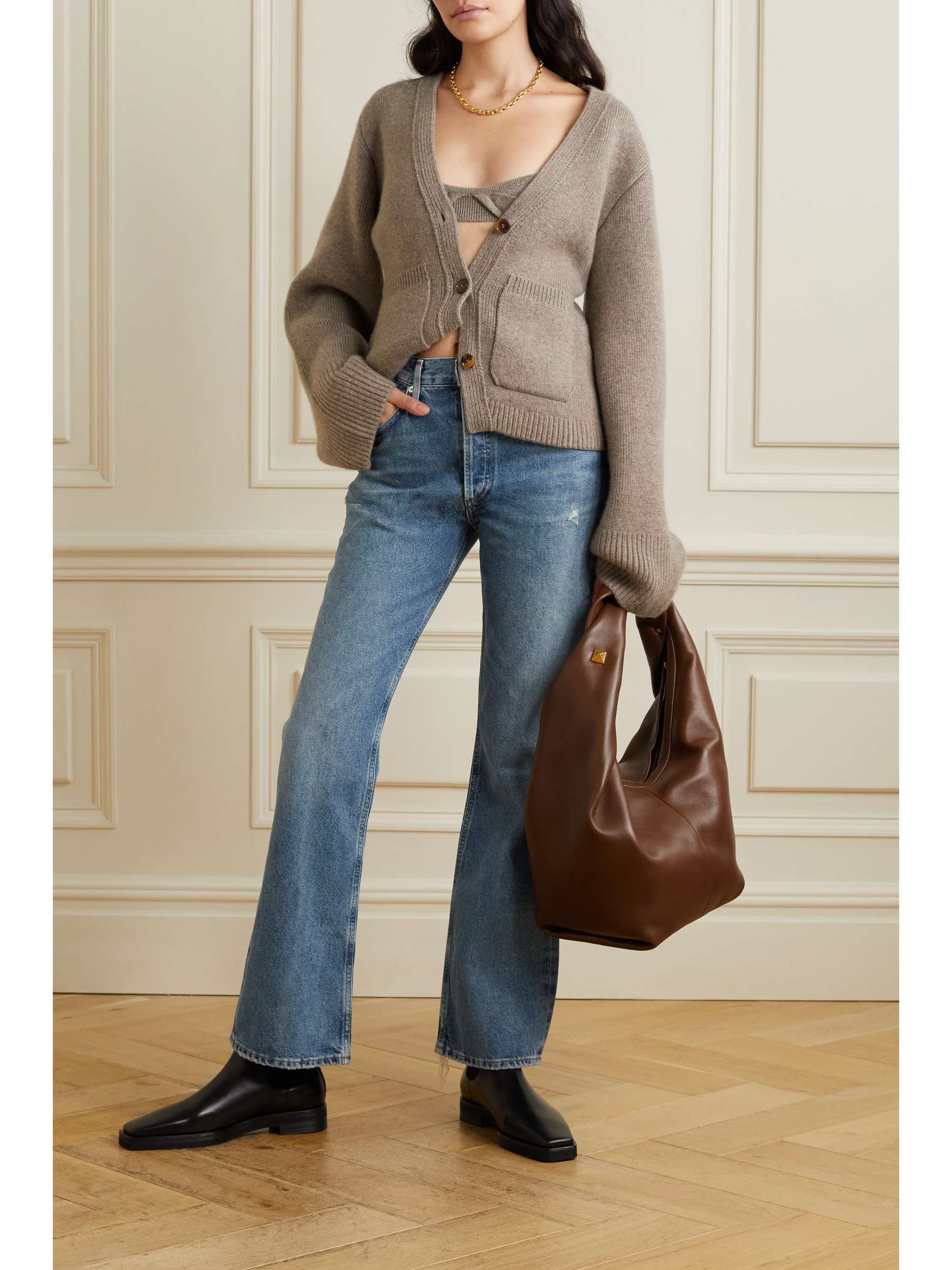 CITIZENS OF HUMANITY Distressed high-rise bootcut jeans