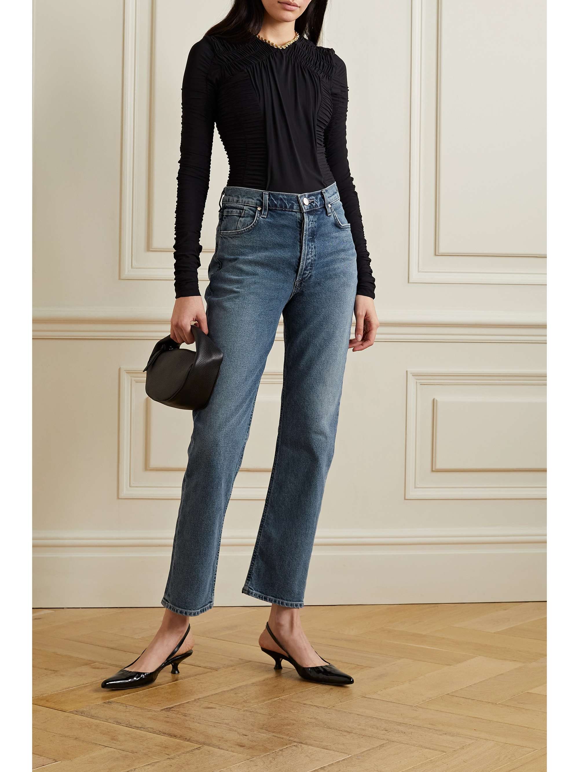 GOLDSIGN Morgan high-rise straight-leg jeans | NET-A-PORTER