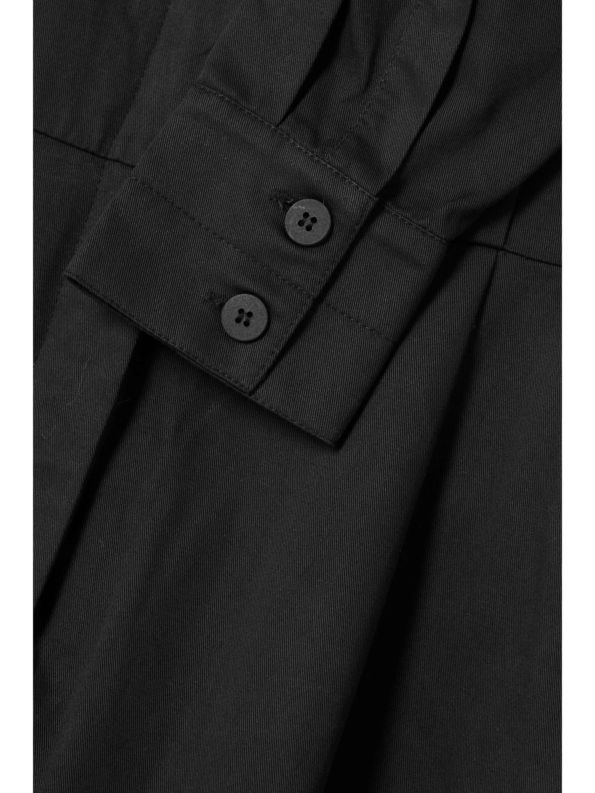 CAES + NET SUSTAIN organic cotton-poplin midi skirt