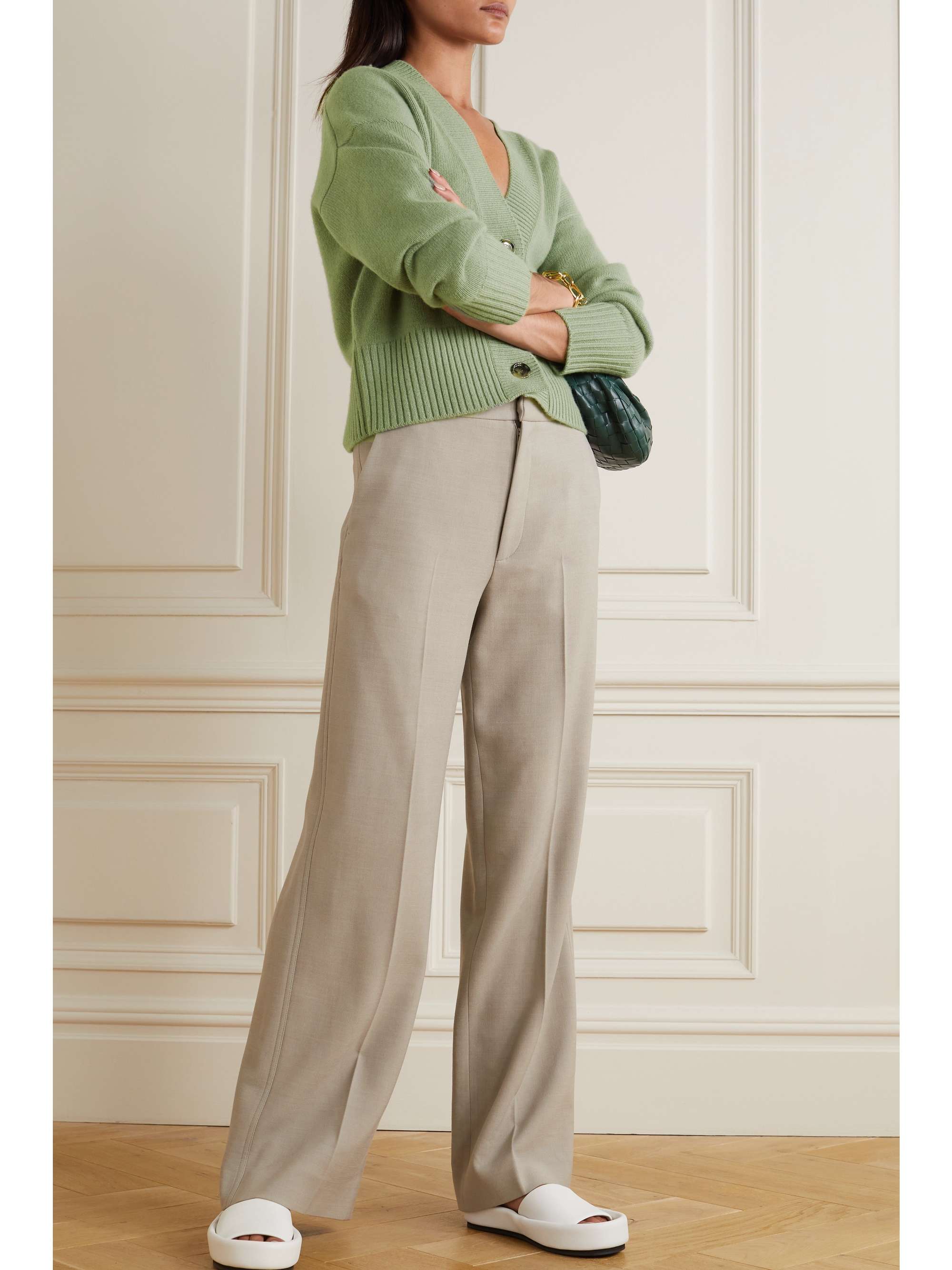 allude cashmere cardigan