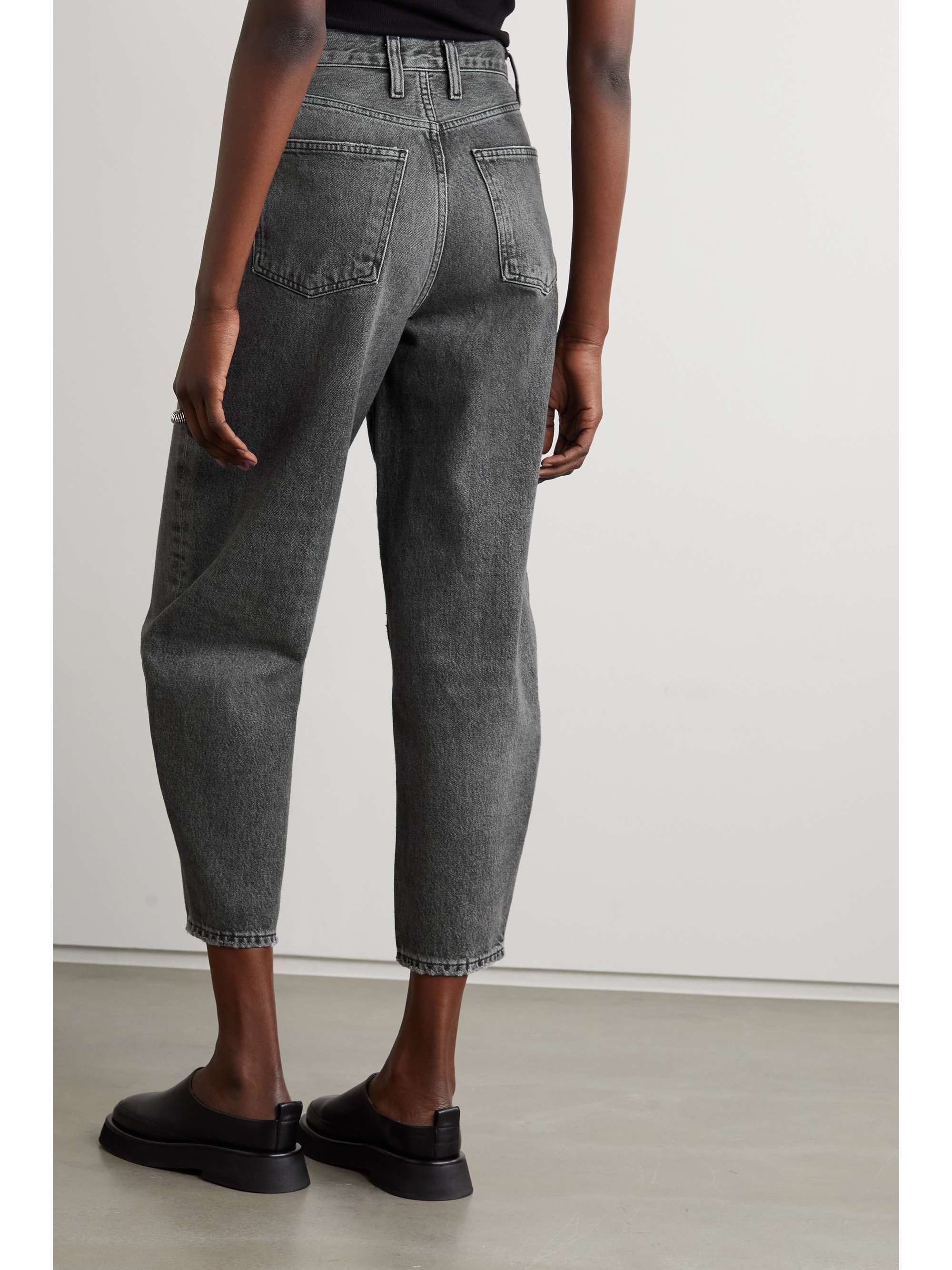 agolde darted balloon baggy tapered jeans