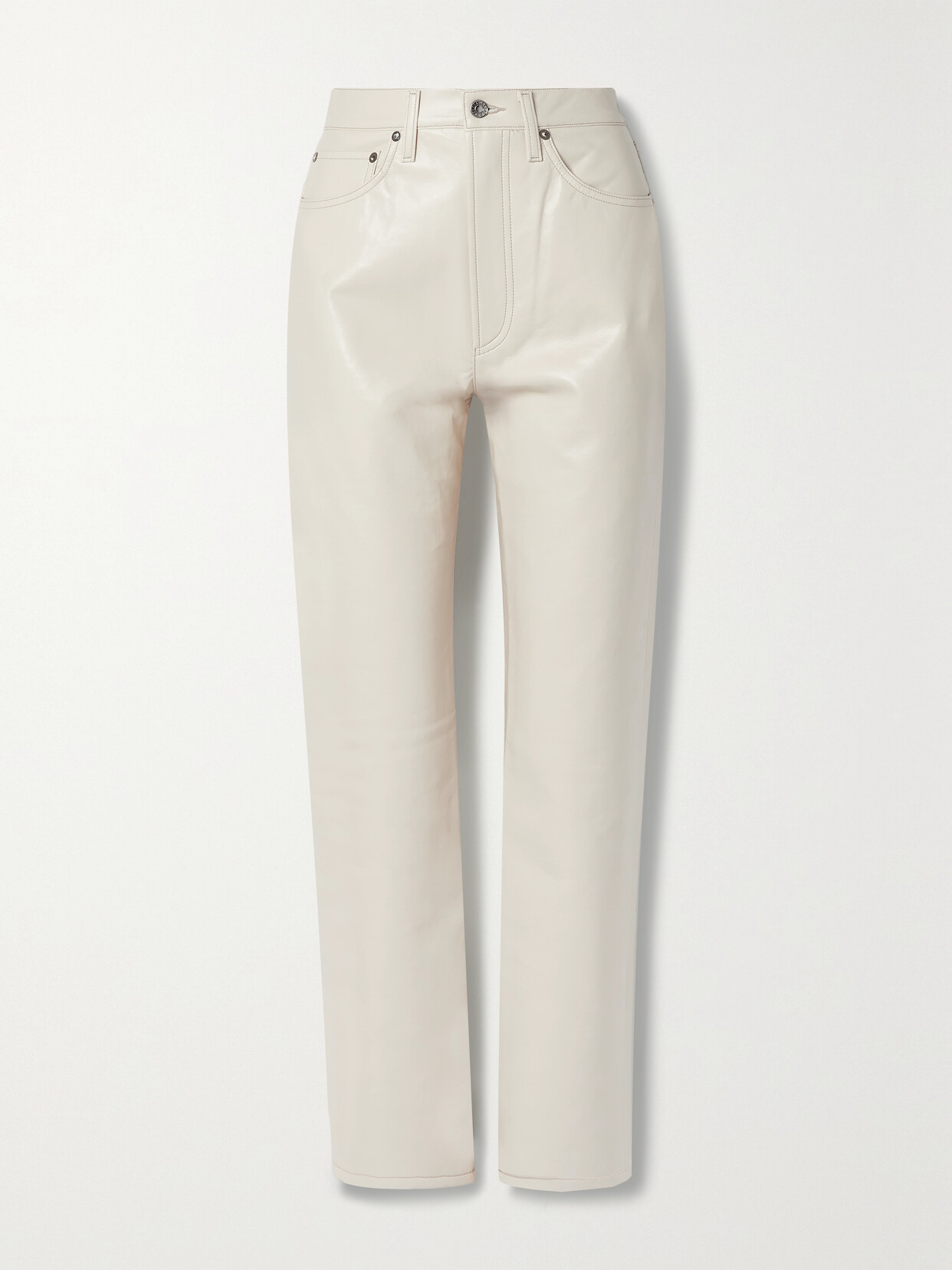 AGOLDE - Leather-ble...